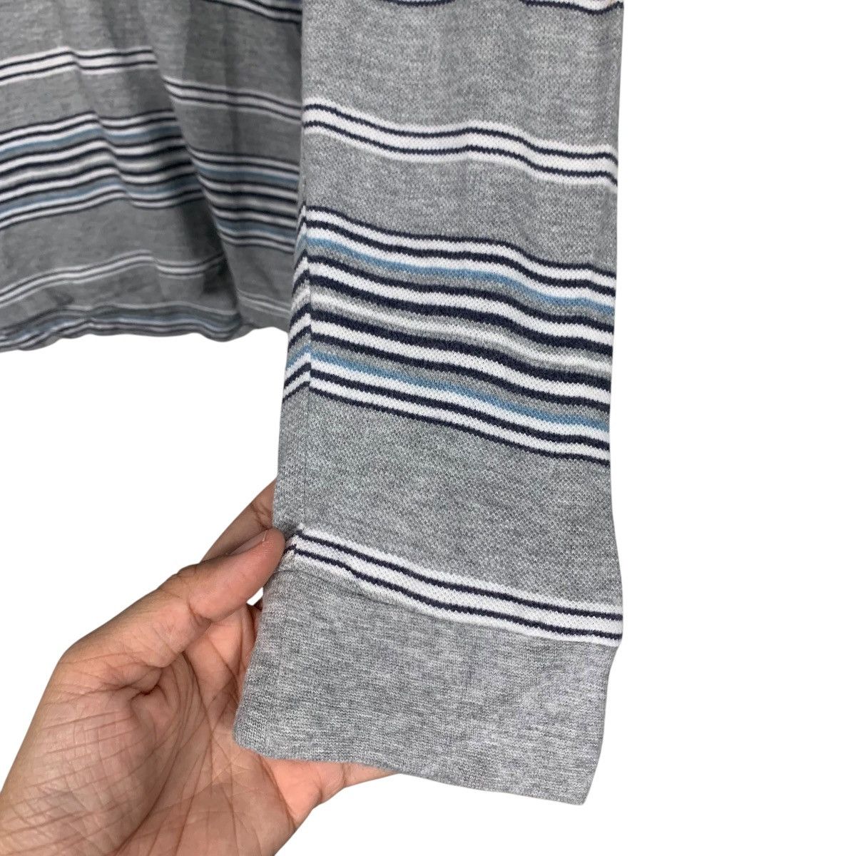 McGregor Vintage McGREGOR Striped Long Sleeve Polo Shirt #2628-C118 Size US L / EU 52-54 / 3 - 10 Thumbnail