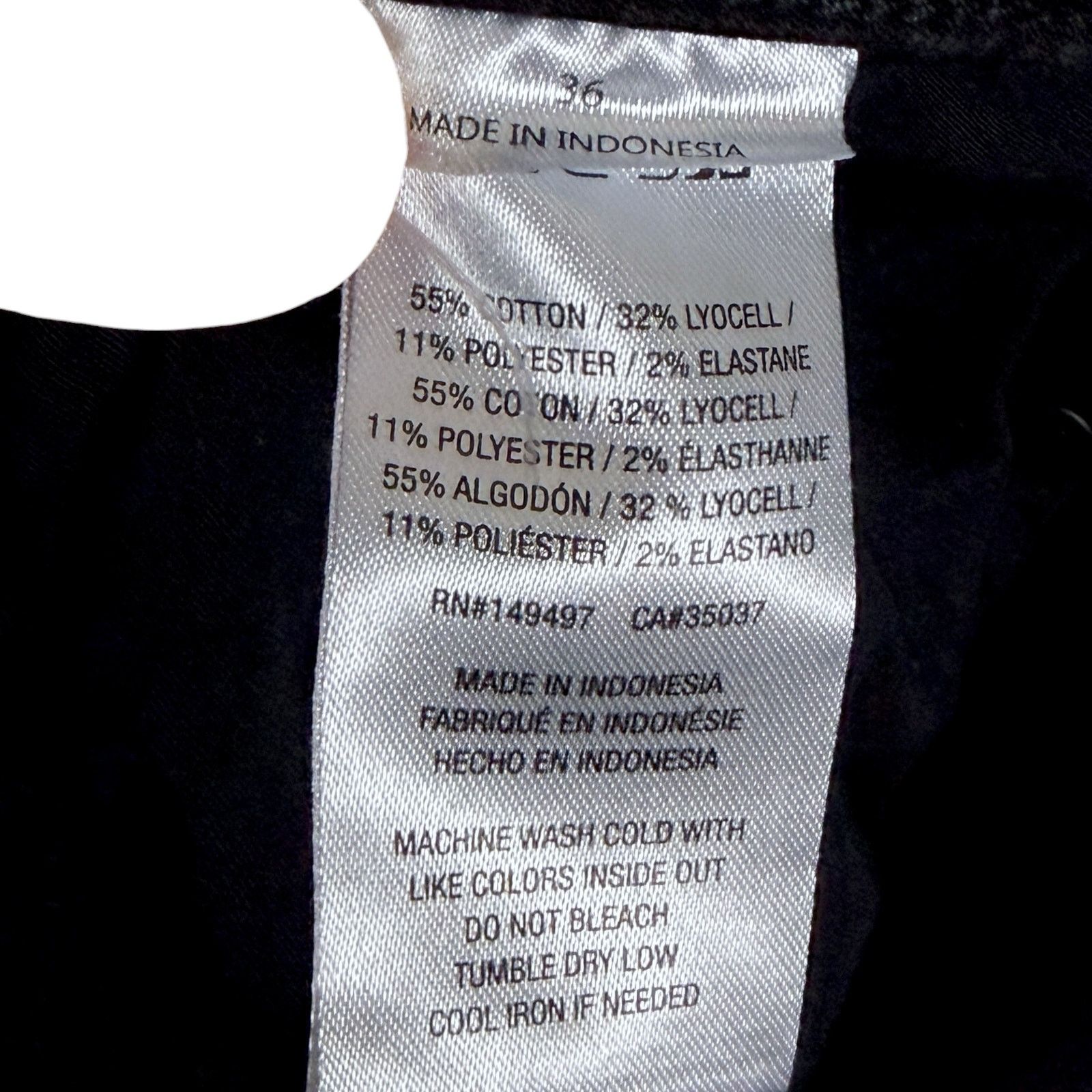 Joe's Joes’s Jeans Men's 36x33 Straight Leg Denim Jeans Black Size US 36 / EU 52 - 6 Thumbnail