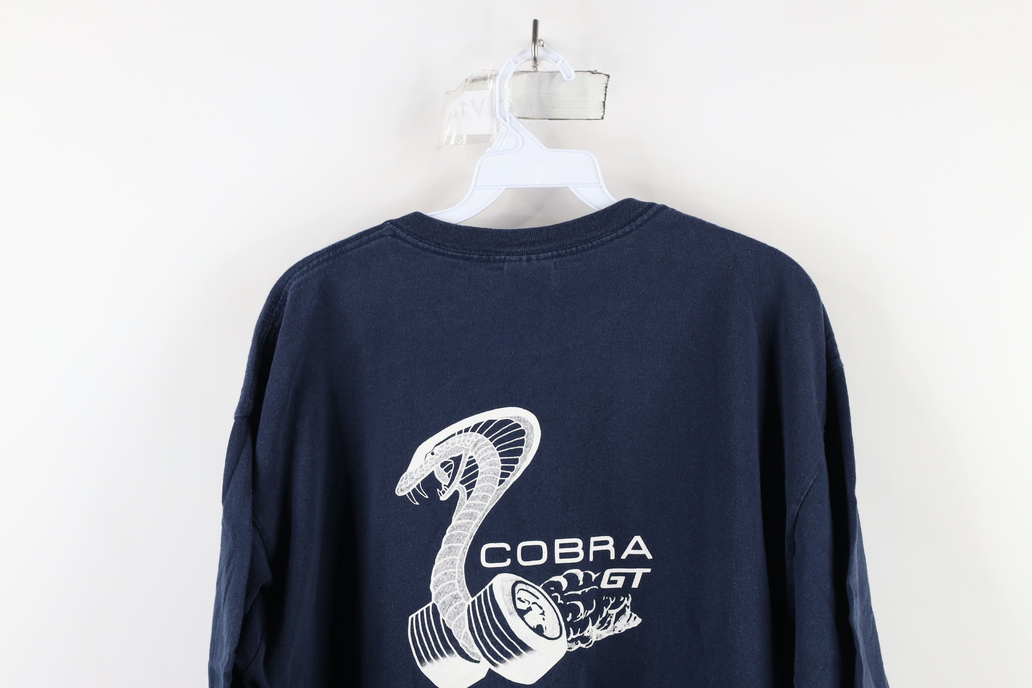 Vintage Vintage Y2K Ford Motor Company Cobra GT T-Shirt Blue Size US XL / EU 56 / 4 - 10 Thumbnail