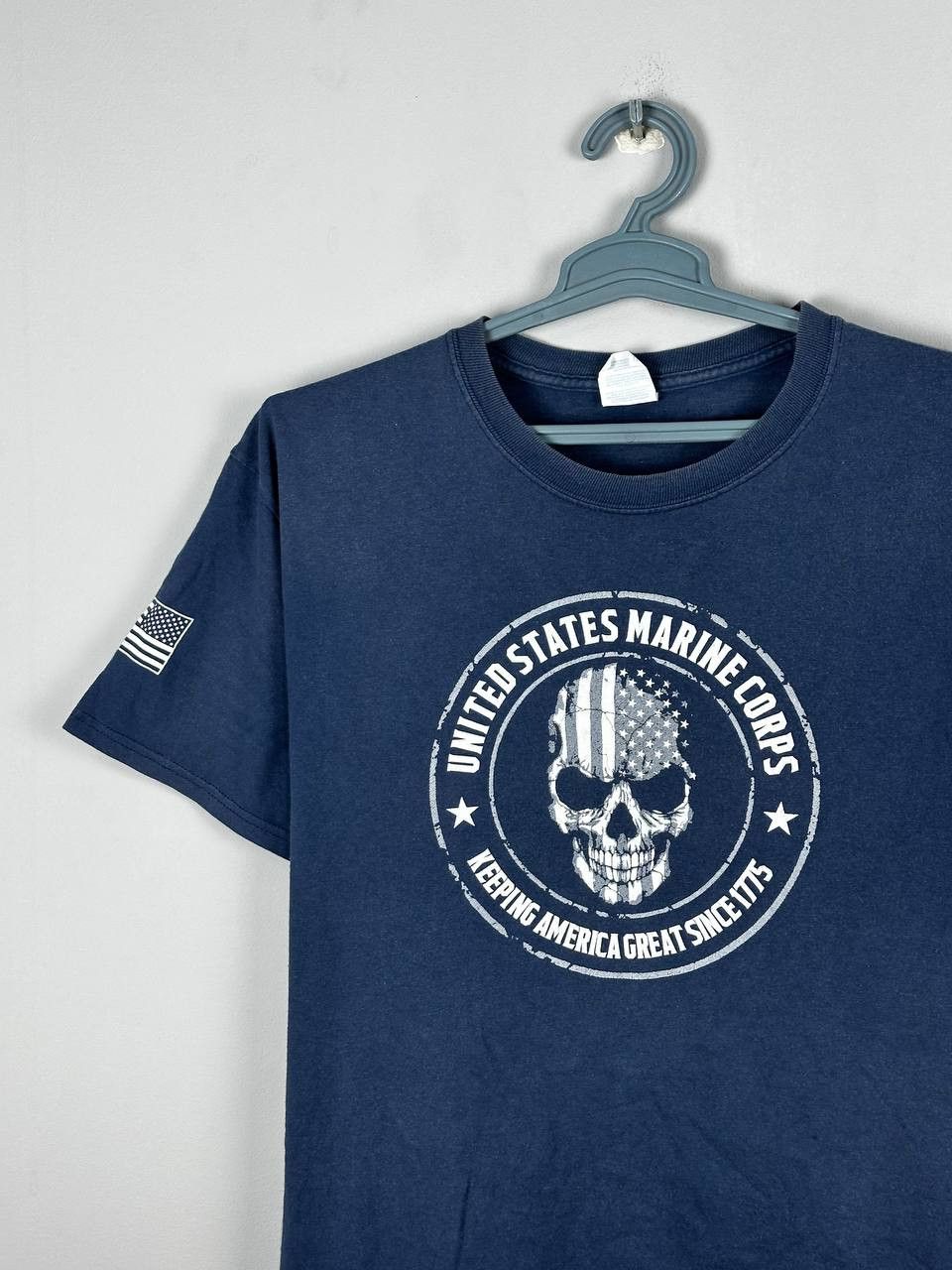 Vintage United States Marine Corps Army Military T Shirt Size US L / EU 52-54 / 3 - 3 Thumbnail