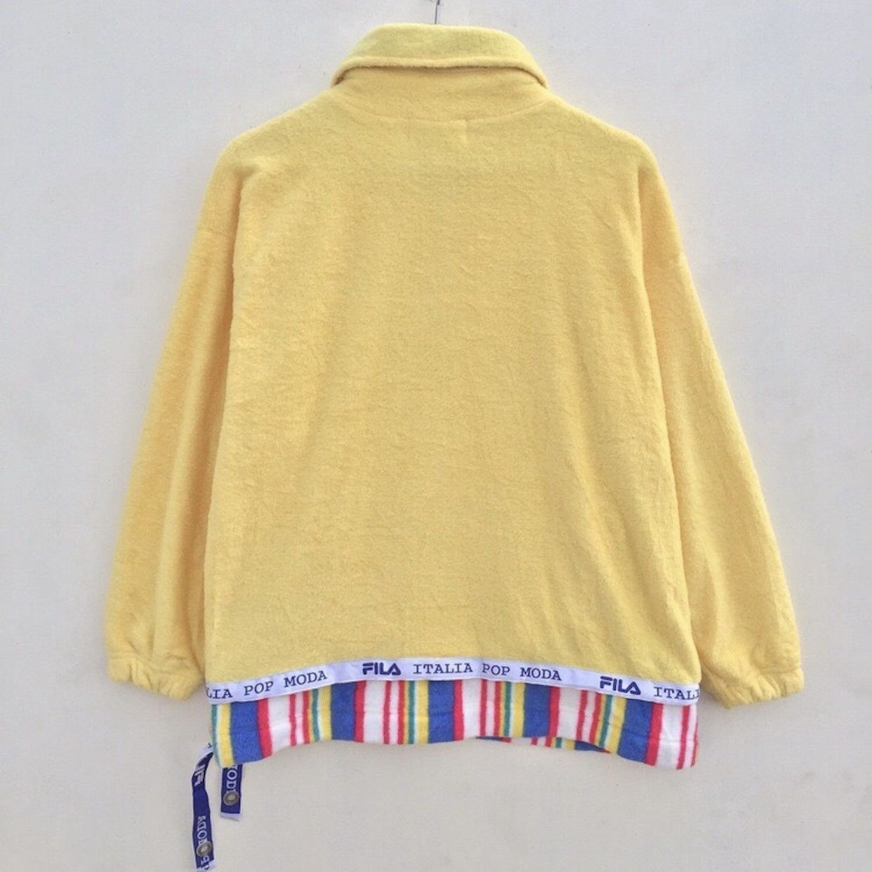 Vintage Fila Italia Moda Rare Stunning Yellow Jacket