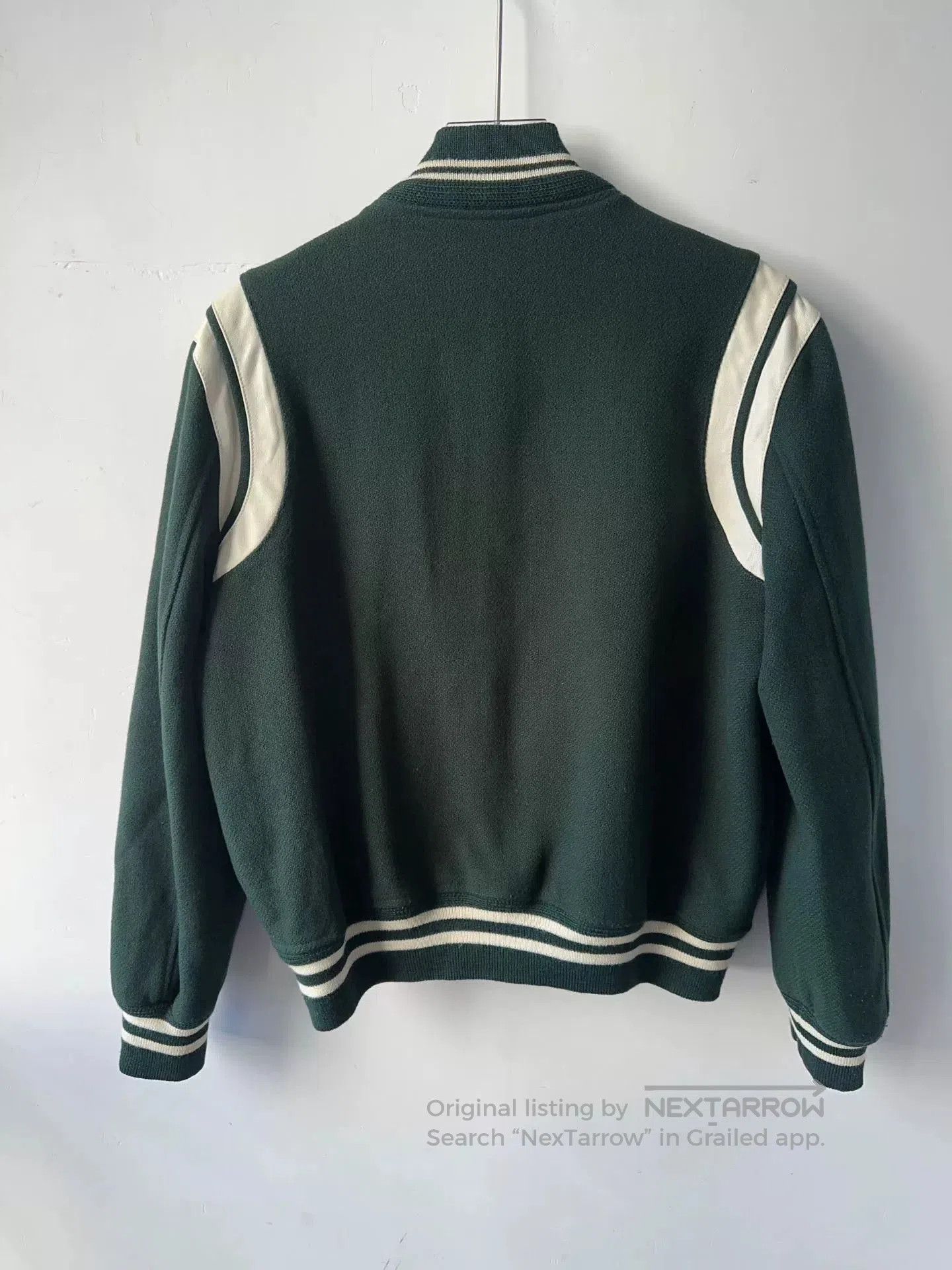Saint Laurent Paris saint laurent slp baseball jacket dark green. Size US L / EU 52-54 / 3 - 2 Thumbnail