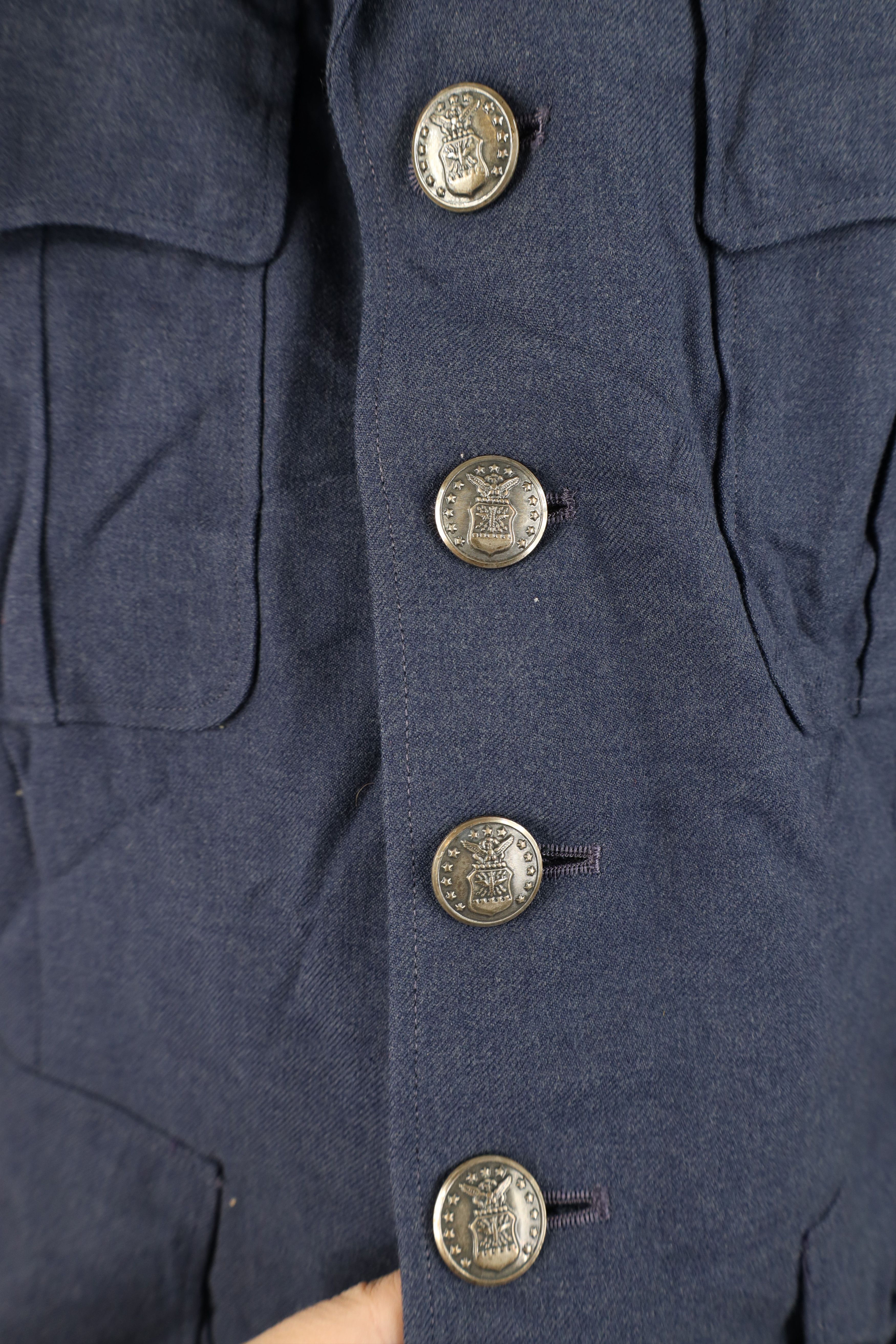 Vintage AS IS Vintage 60s Vietnam War 1084 Officer Jacket Coat USA Size US XL / EU 56 / 4 - 6 Thumbnail