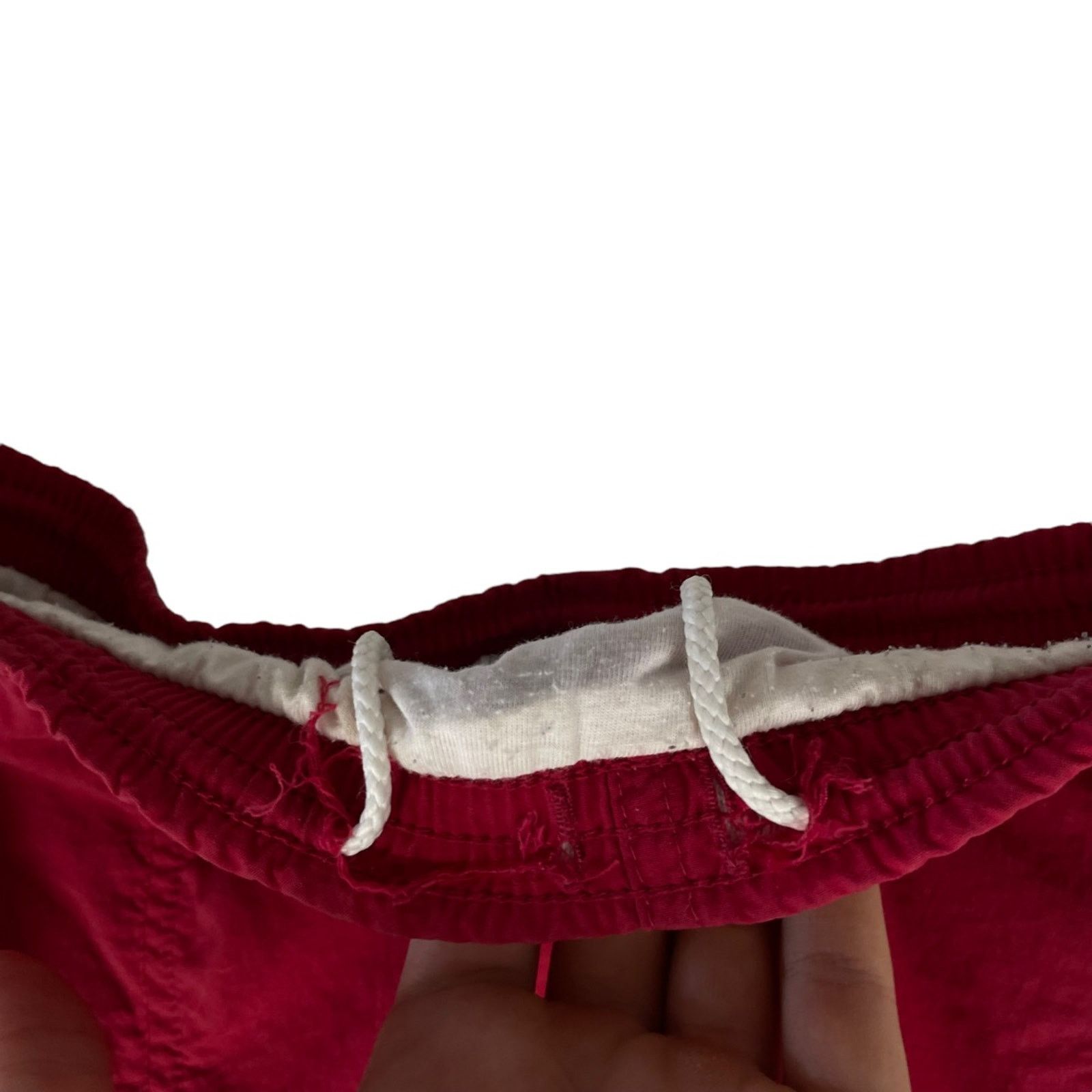 Nike × Vintage Nike Vintage Shorts Red Size M 90s Size US 34 / EU 50 - 3 Thumbnail