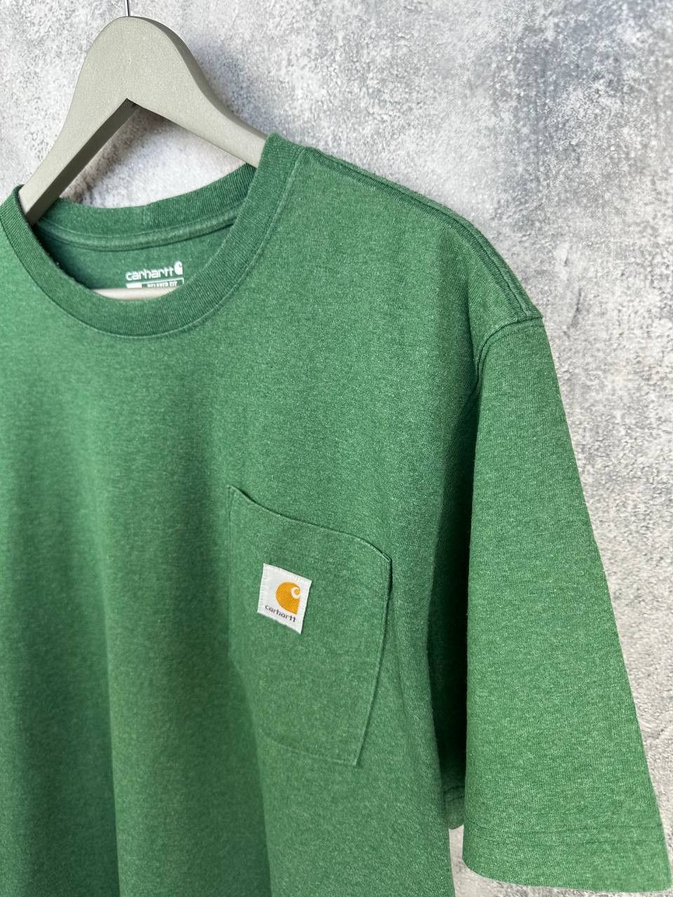 Carhartt Carhartt T-Shirt Relaxed Fit Tee with Pocket Logo Green SS Size US L / EU 52-54 / 3 - 5 Thumbnail