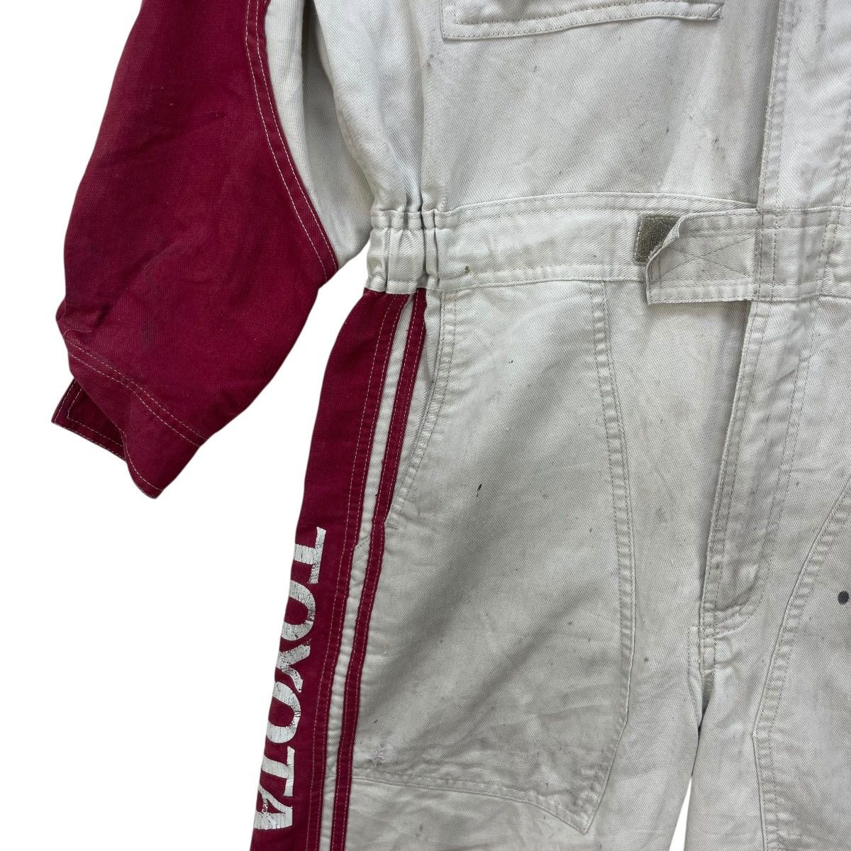 Gear for Sports 💥Vintage Toyota Techno Workwear Overall Jumpsuit Jacket Size US 35 - 4 Thumbnail