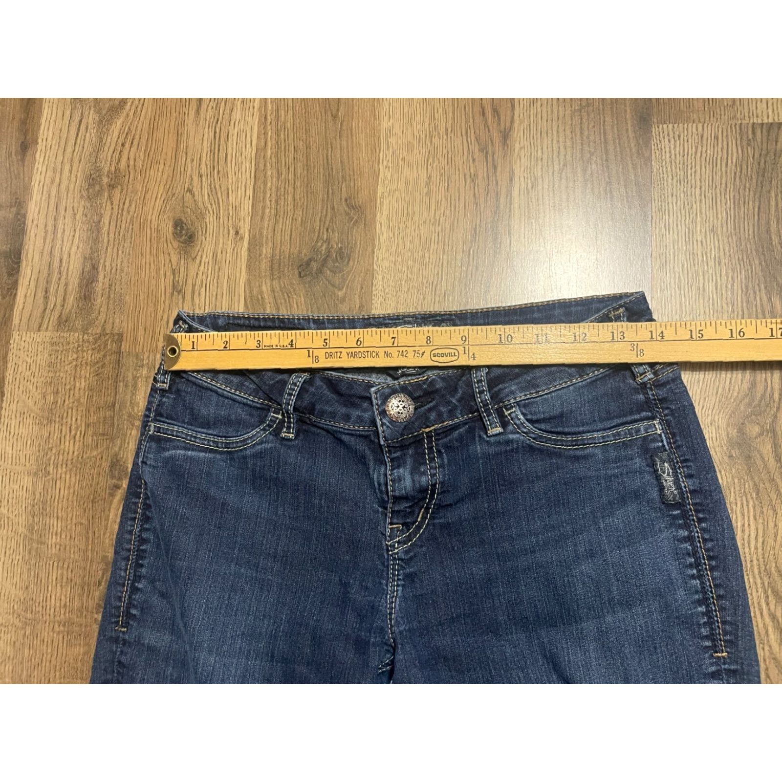 Silver Jeans Co. VINTAGE? Silver Jeans Women’s SUKI Jegging Denim Pockets Blue 29/31 Jeans Size 29" - 4 Thumbnail
