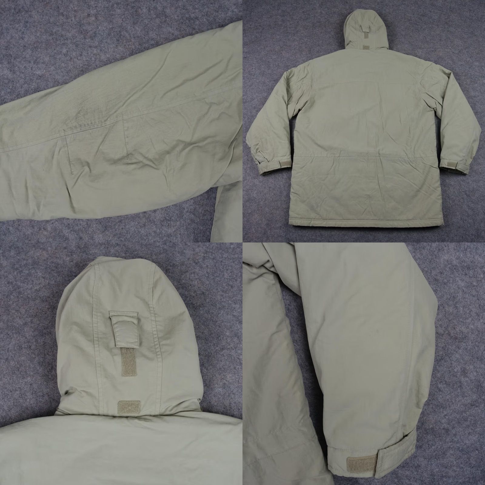 Vintage VINTAGE L.L. Bean Coat Parka Mens Large Beige Hooded Insulated Thinsulate Polartec Zip Pockets Size US L / EU 52-54 / 3 - 9 Thumbnail