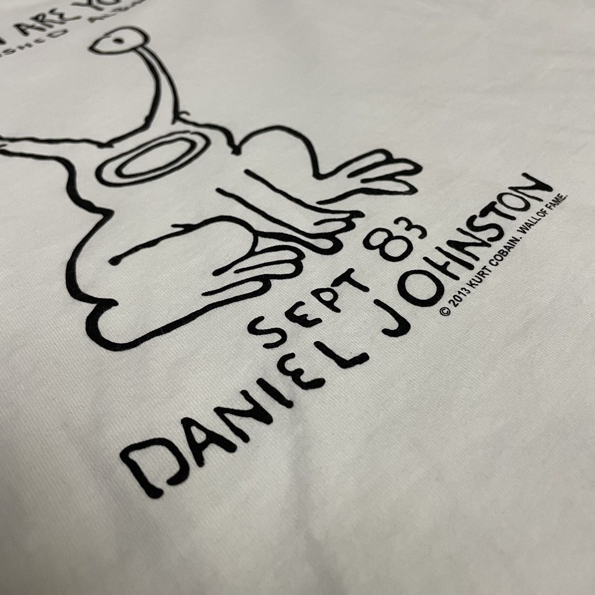 Band Tees HI HOW ARE YOU DANIEL JOHNSTON KURT COBAIN WALL OF FAME 2013 Size US S / EU 44-46 / 1 - 6 Thumbnail