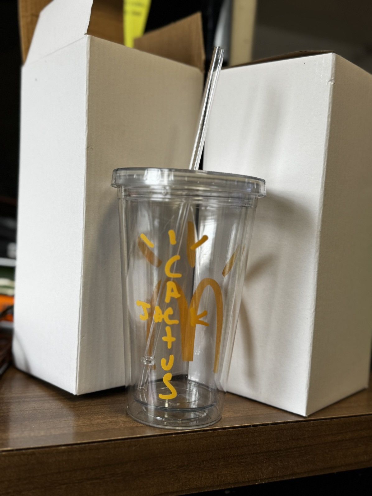 Travis Scott Travis Scott Cactus Jack x McDonalds arches clear cup Size ONE SIZE - 1 Thumbnail