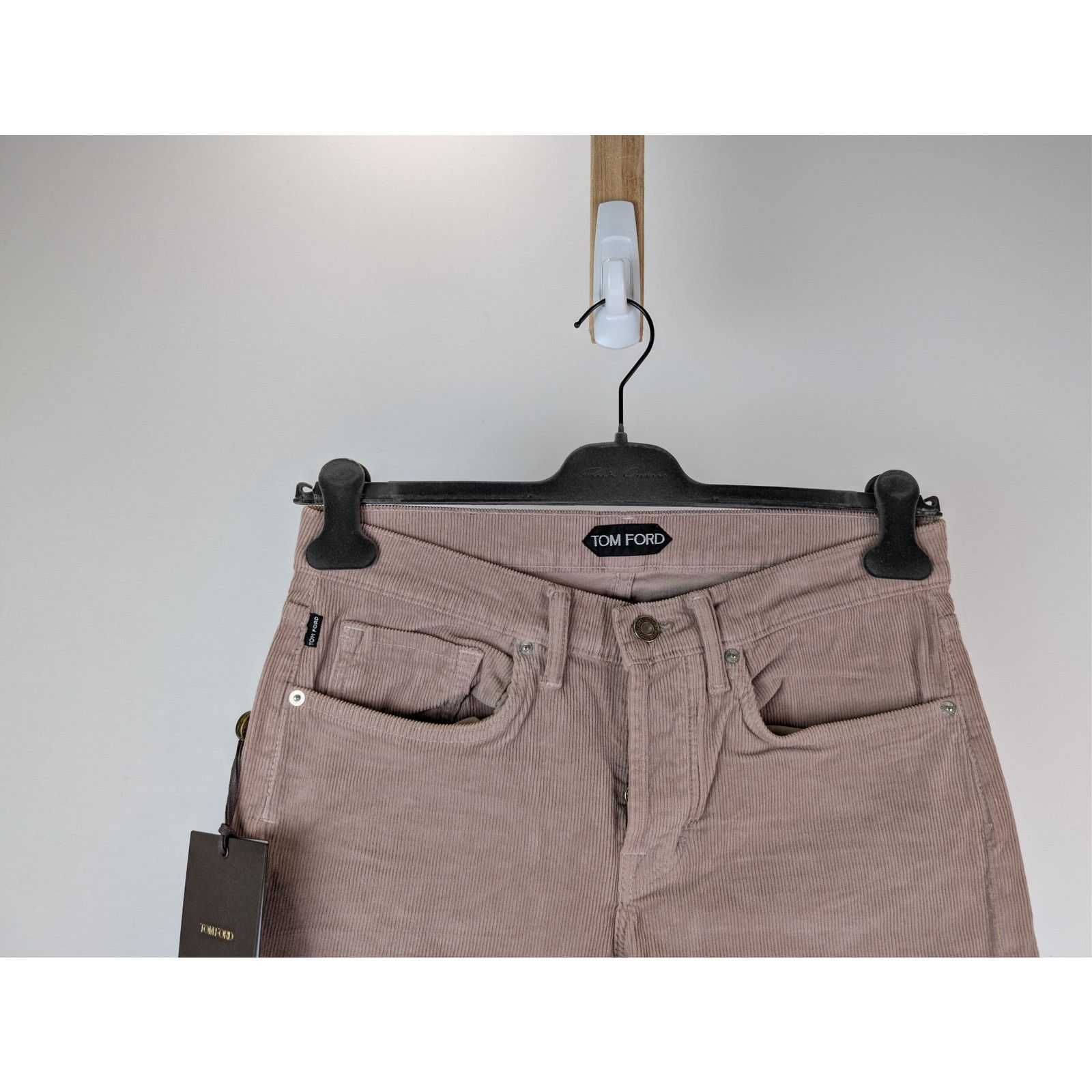 Tom Ford o1rshd1 Corduroy Slim Fit Denim Jeans in Pink Size US 30 / EU 46 - 3 Thumbnail