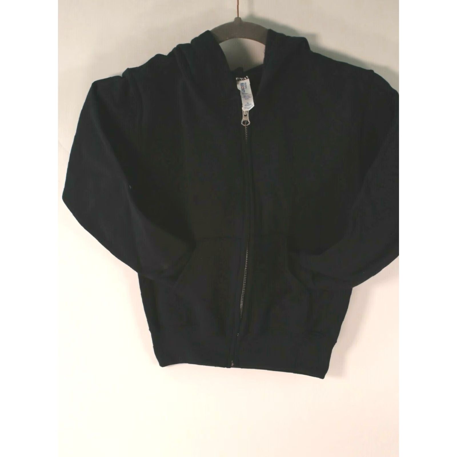Jerzees VINTAGE? No. Jerzees Full Zip Nublend Hoodie Women’s Black S Regular Size Small Hooded Full Zip Pockets 3-Season Activewear Size S / US 4 / IT 40 - 2 Thumbnail