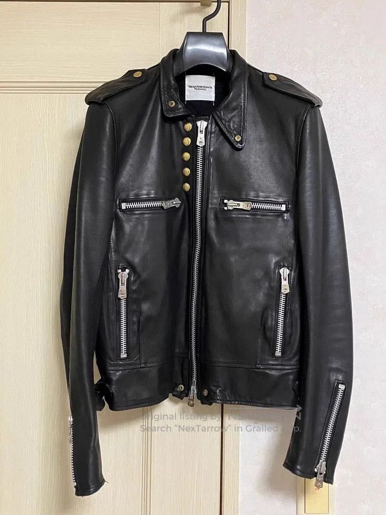Takahiromiyashita The Soloist. The Soloist x Takahiro Miyashita Leather Jacket. Size US M / EU 48-50 / 2 - 1 Thumbnail