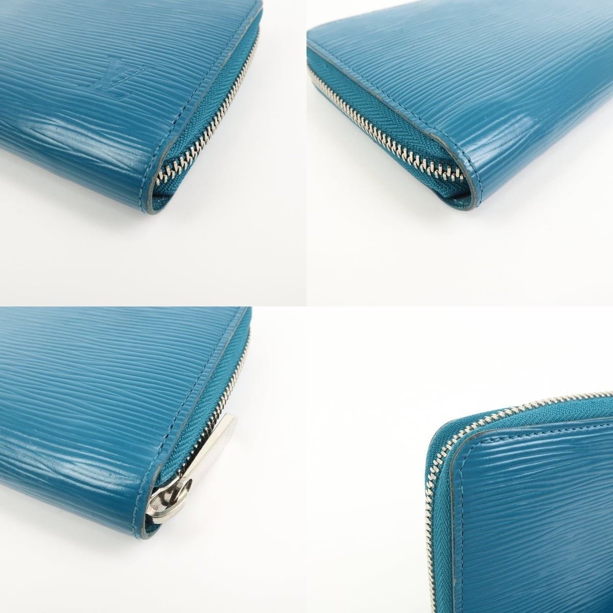 Louis Vuitton Louis Vuitton Epi Zippy Long Wallet Blue Size ONE SIZE - 4 Thumbnail