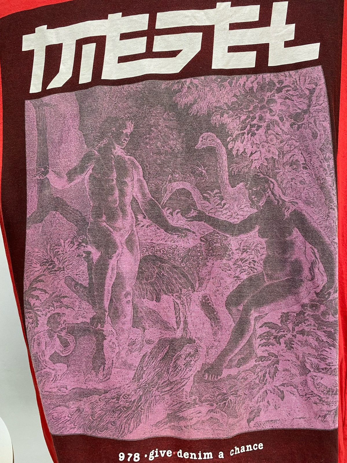 Diesel × Vintage Y2K Diesel Adam and Eve T Shirt Size US XS / EU 42 / 0 - 7 Thumbnail