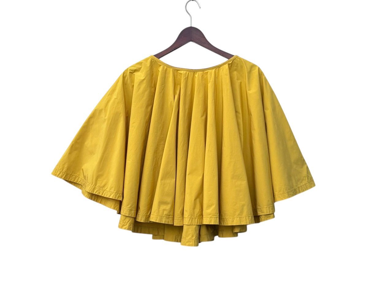 Prada Prada Archive Yellow Draped Cape Top Size S / US 4 / IT 40 - 11 Thumbnail