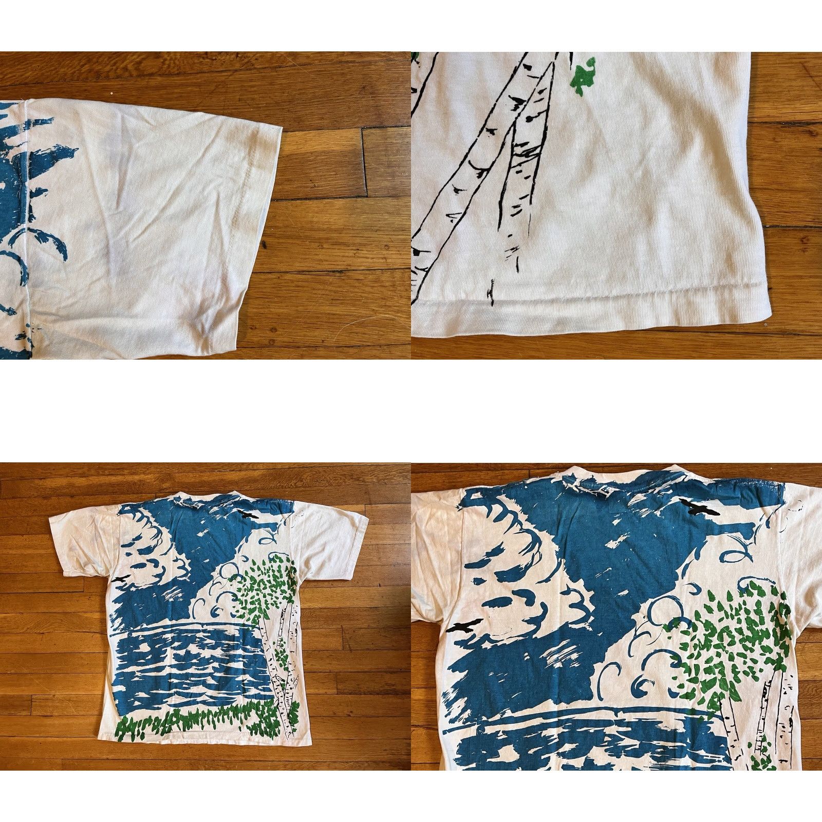 Vintage VINTAGE Minnesota Forrest All Over Print Shirt Men’s XL Single Stitch 80s Size US XL / EU 56 / 4 - 8 Thumbnail