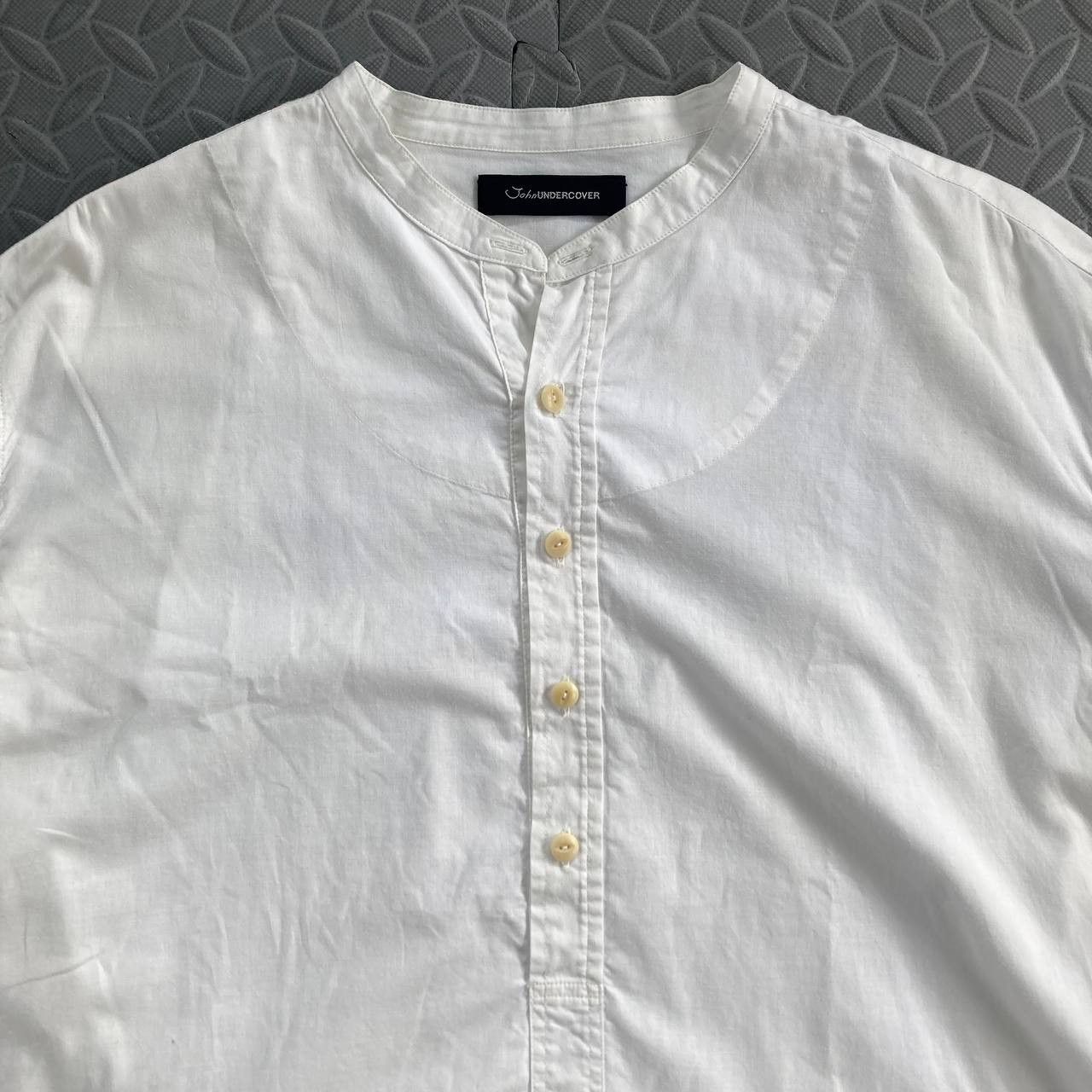 John Undercover Mandarin Collar Side Zipper Traditional Shirt Size US XL / EU 56 / 4 - 3 Thumbnail