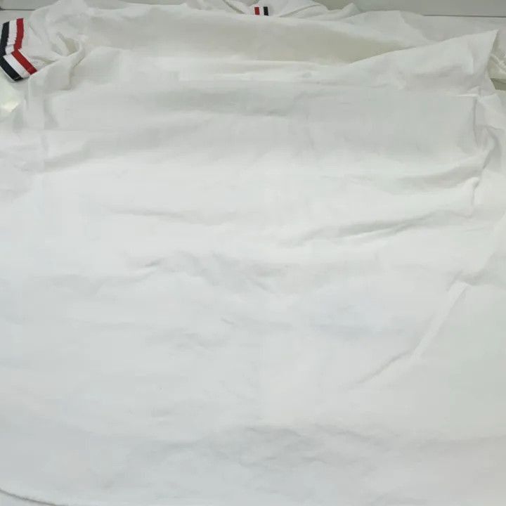 Thom Browne Thom Browne Short Sleeve Shirt with Striped Cuffs -2507 Size US S / EU 44-46 / 1 - 6 Thumbnail