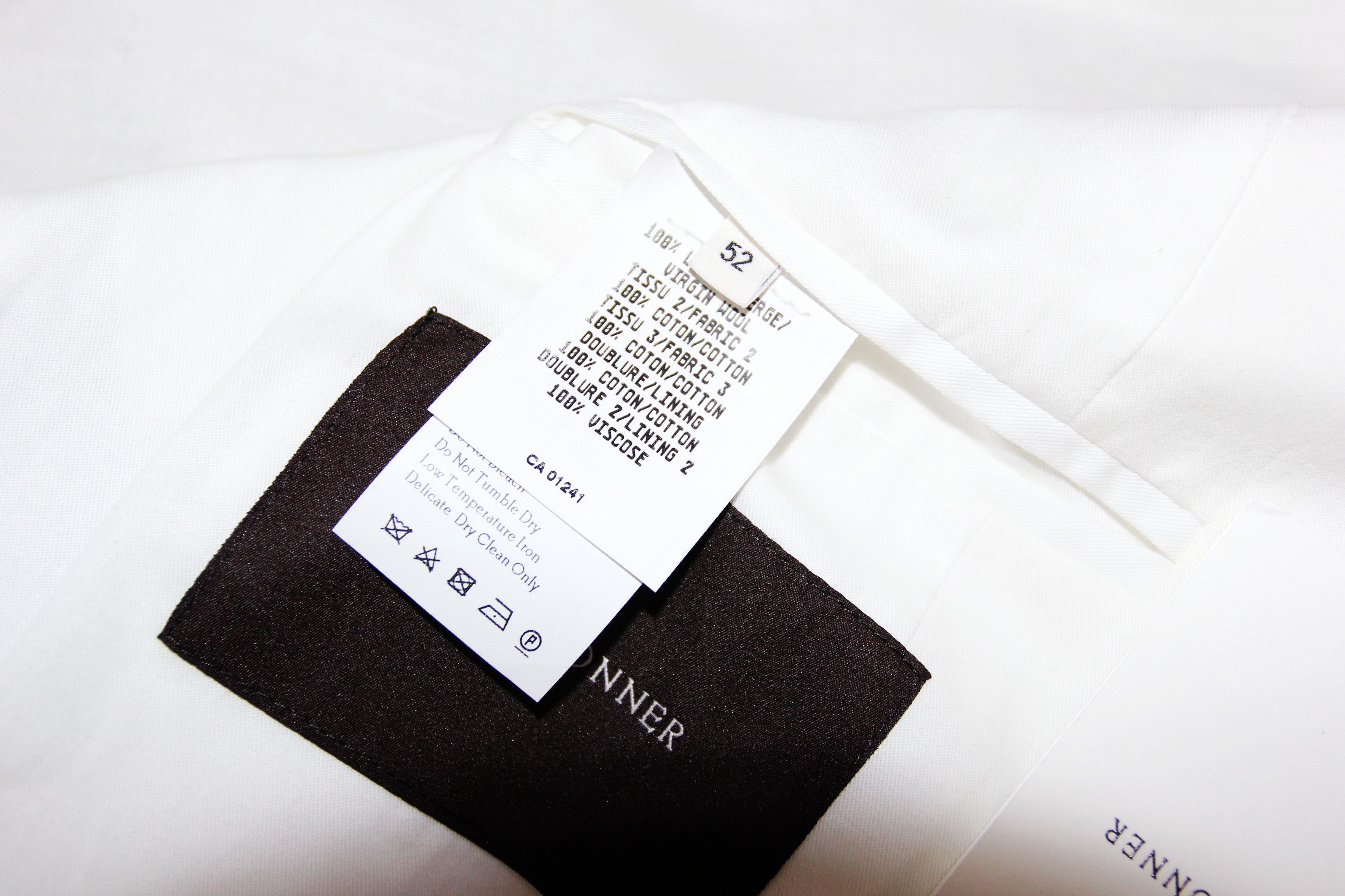 Wales Bonner BNWT SS24 WALES BONNER PINSTRIPE WOOL HAILE JACKET 52 Size US L / EU 52-54 / 3 - 9 Thumbnail