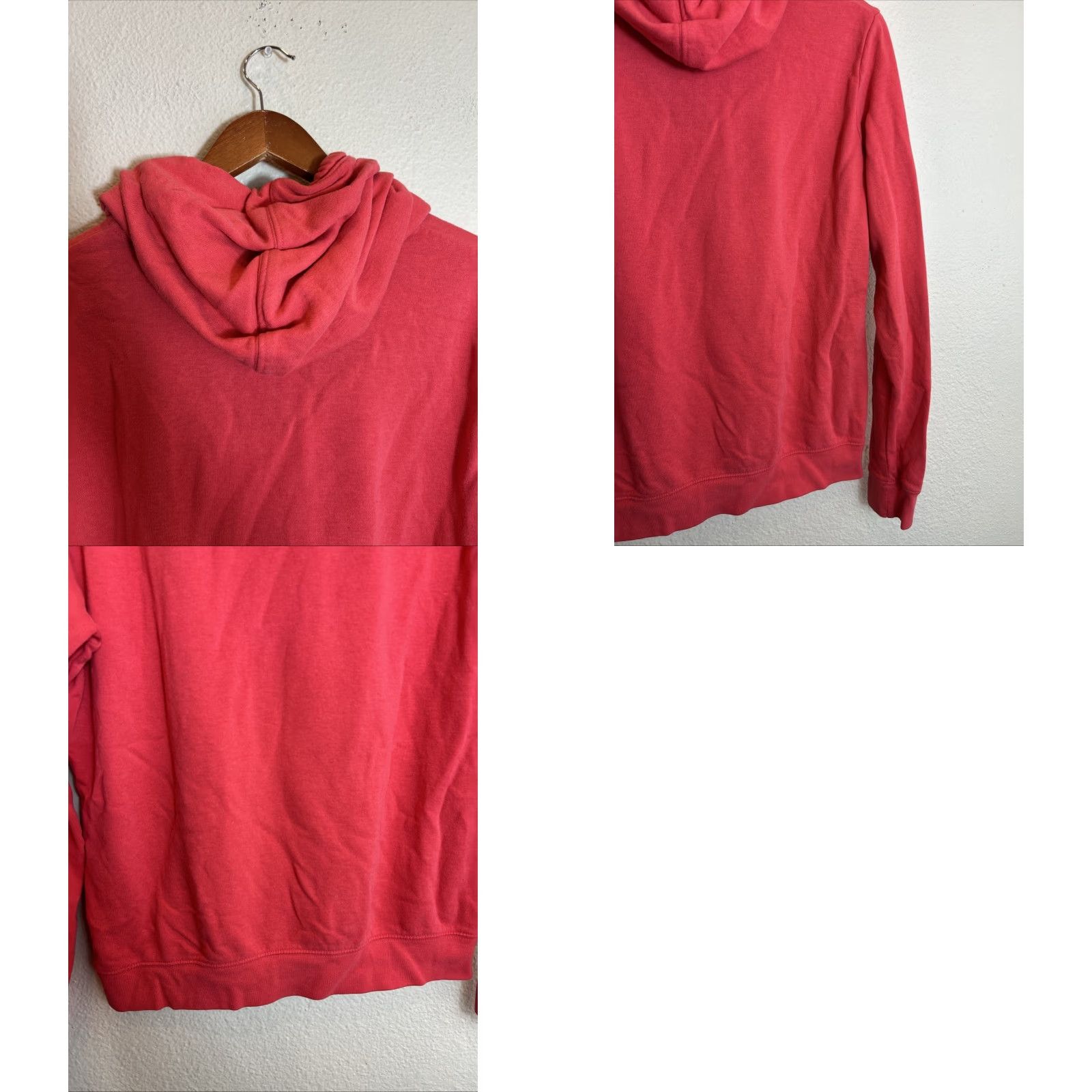 Nike Nike Hoodie Women’s Size Large Orange/Coral Funnel Neck Pullover 803636-850 Size L / US 10 / IT 46 - 10 Thumbnail