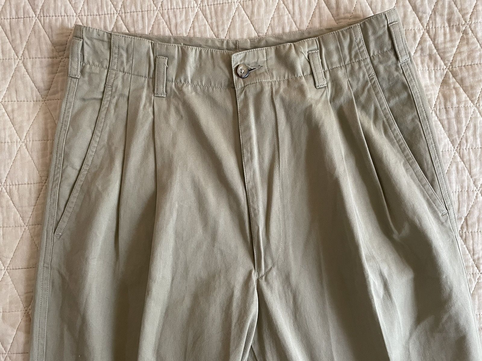 Lanvin Pleated Front High Waist Chino Trouser Size 27" / US 4 / IT 40 - 4 Thumbnail