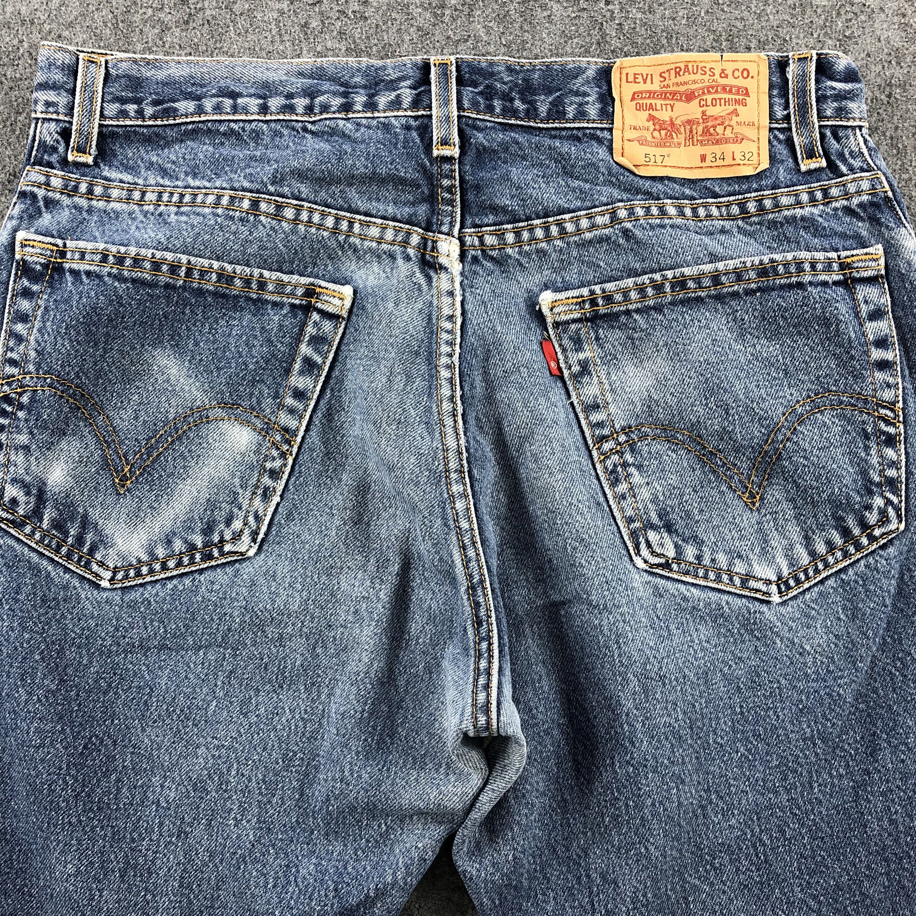 Levi's × Vintage Vintage Blue Wash Levis 517 Jeans-JM1734 Size US 34 / EU 50 - 4 Thumbnail