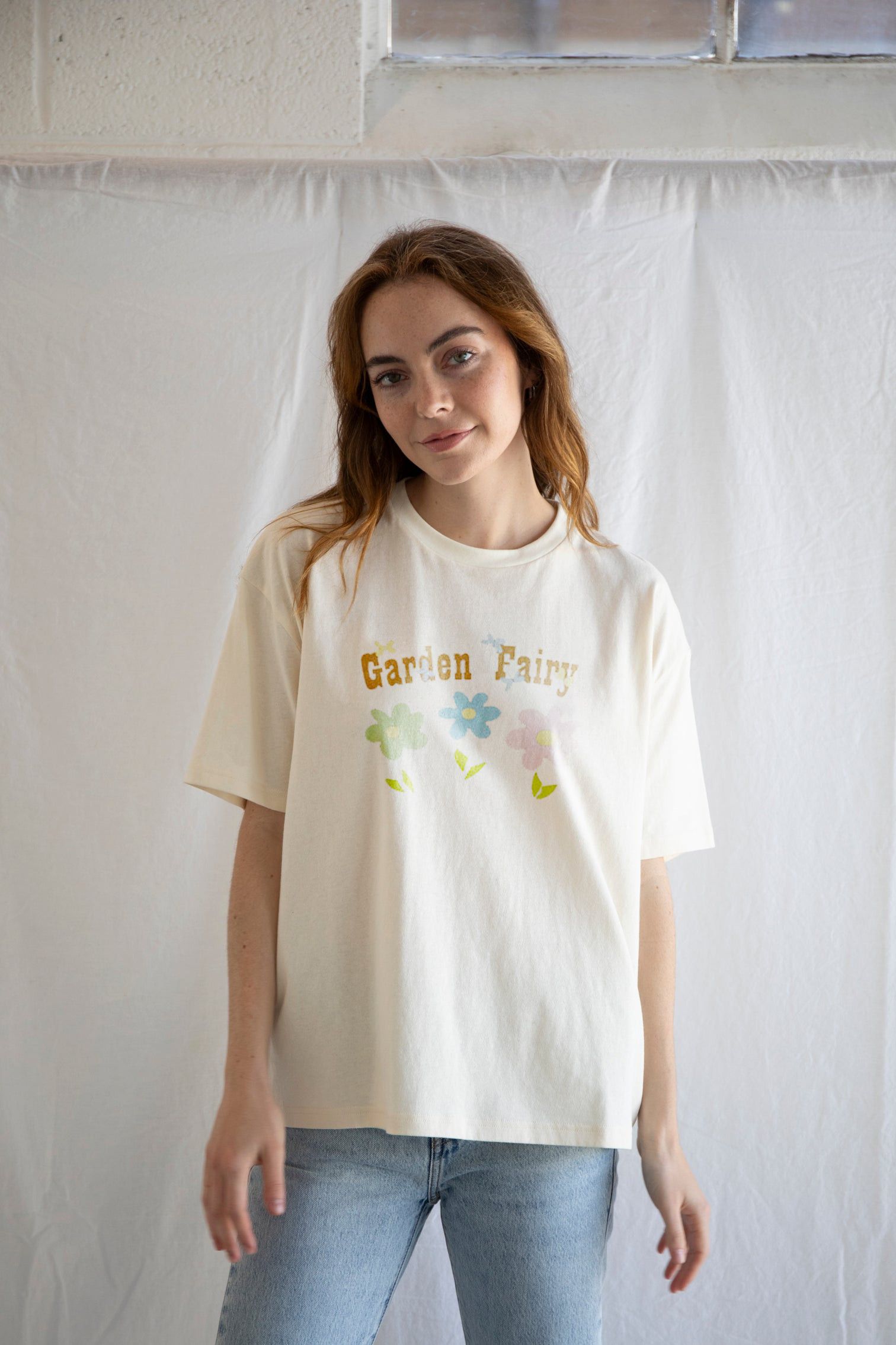 Vintage Garden Fairy Tee | Whimsical Nature Graphic Shirt Size S / US 4 / IT 40 - 2 Thumbnail