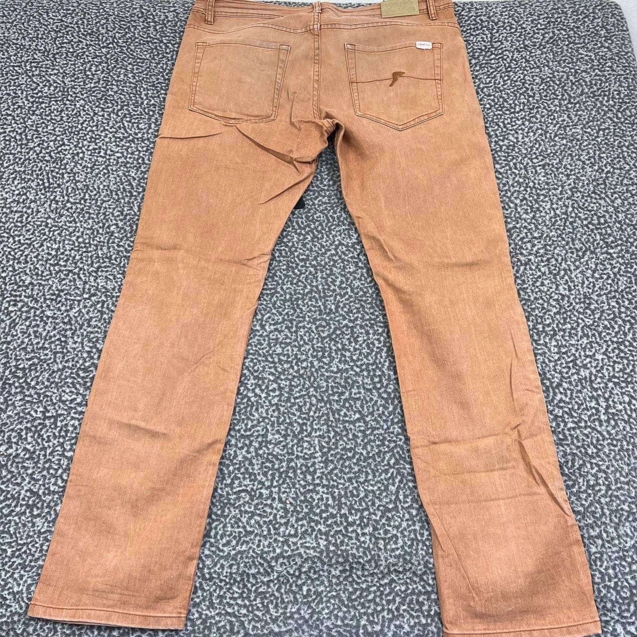 Other Footprint Manufacture Jeans Men 36x33 Straight Denim Pants Size US 36 / EU 52 - 2 Thumbnail