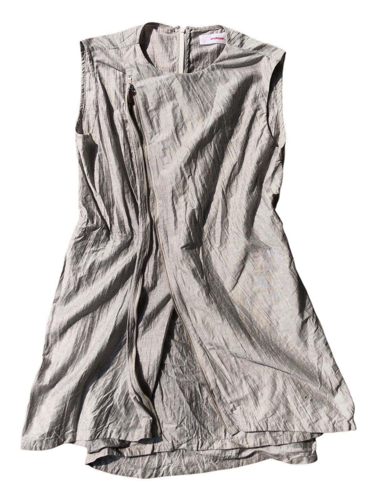 Hussein Chalayan Chalayan by Hussein Chalayan Deconstructed Zipper Dress 2014 Size S / US 4 / IT 40 - 4 Thumbnail