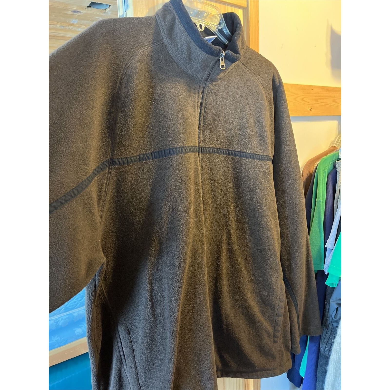 Old Navy Old Navy Men’s XXL Brown LS 1/4 Zip Polyester Fleece Jacket Size US XXL / EU 58 / 5 - 4 Thumbnail
