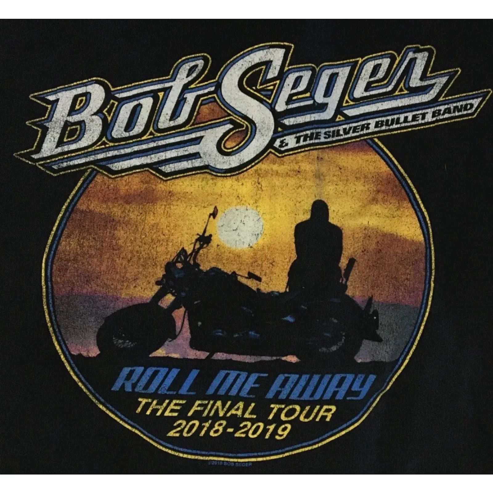 Vintage VINTAGE Bob Seger 2018 Final Tour Faded Zip Hoodie S Men Black Rock Grunge Concert 90s Biker Southwestern Military Music Band Tailored for Mens Size US S / EU 44-46 / 1 - 3 Thumbnail