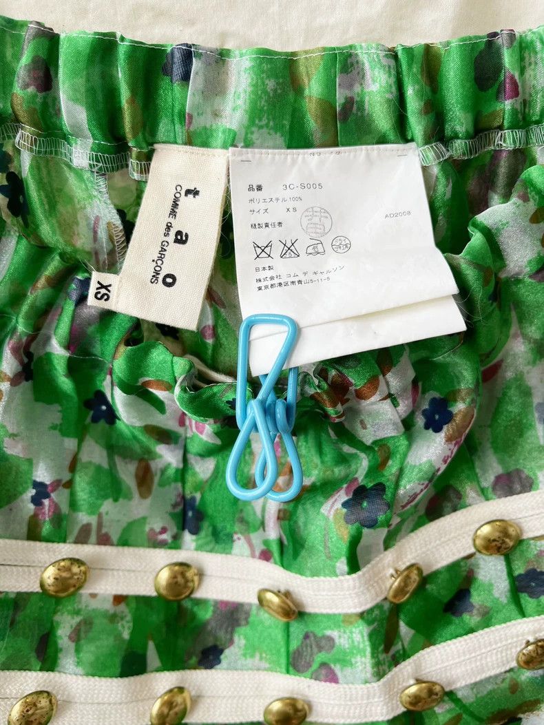 Comme des Garcons Comme Des Garcons size XS Fresh Green Floral Decoration Sp Size 24" / US 00 / IT 34 - 7 Thumbnail