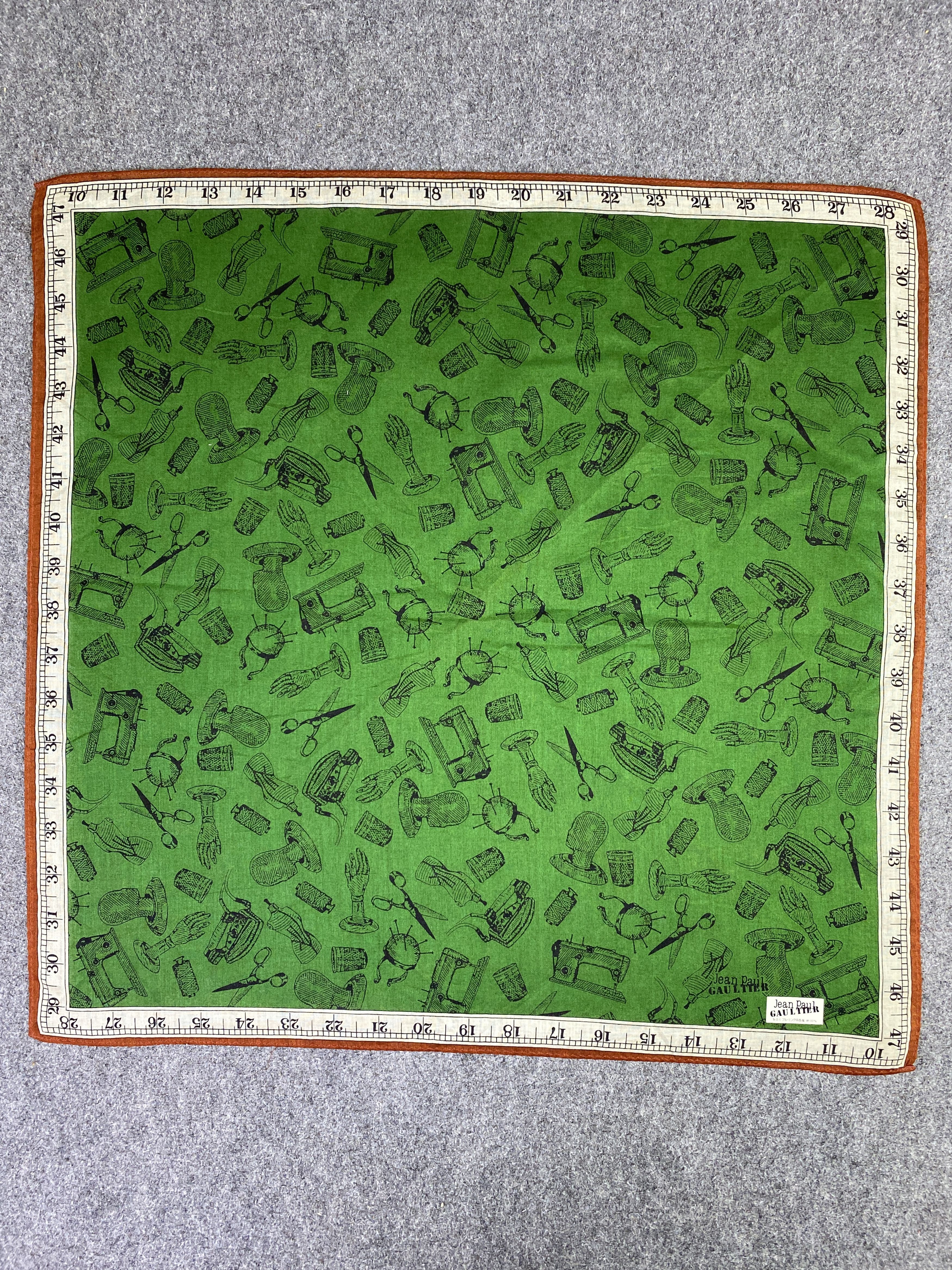 Jean Paul Gaultier Jean Paul Gaultier Handkerchief / Neckerchief KT0162 Size ONE SIZE - 4 Thumbnail