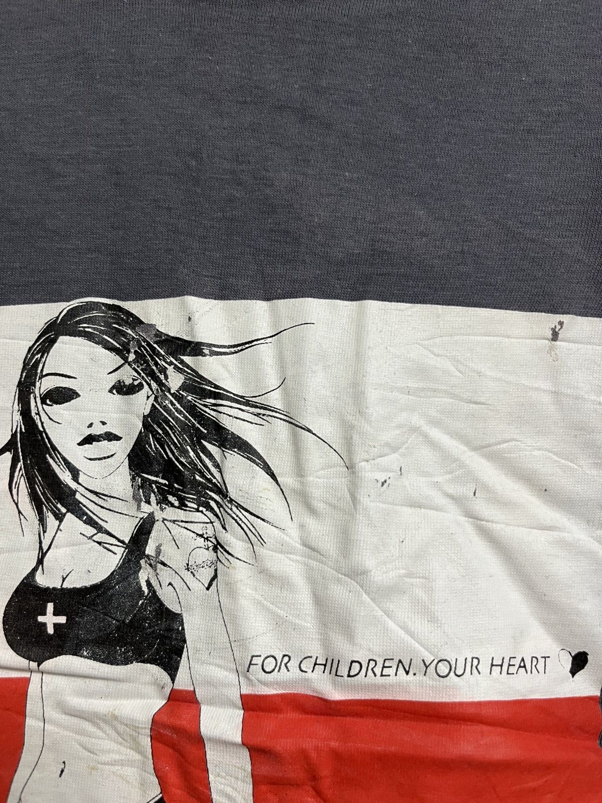 Anime 💥Bowling & Amusement FOR CHILDREN. YOUR HEART Message Tee Size US M / EU 48-50 / 2 - 3 Thumbnail