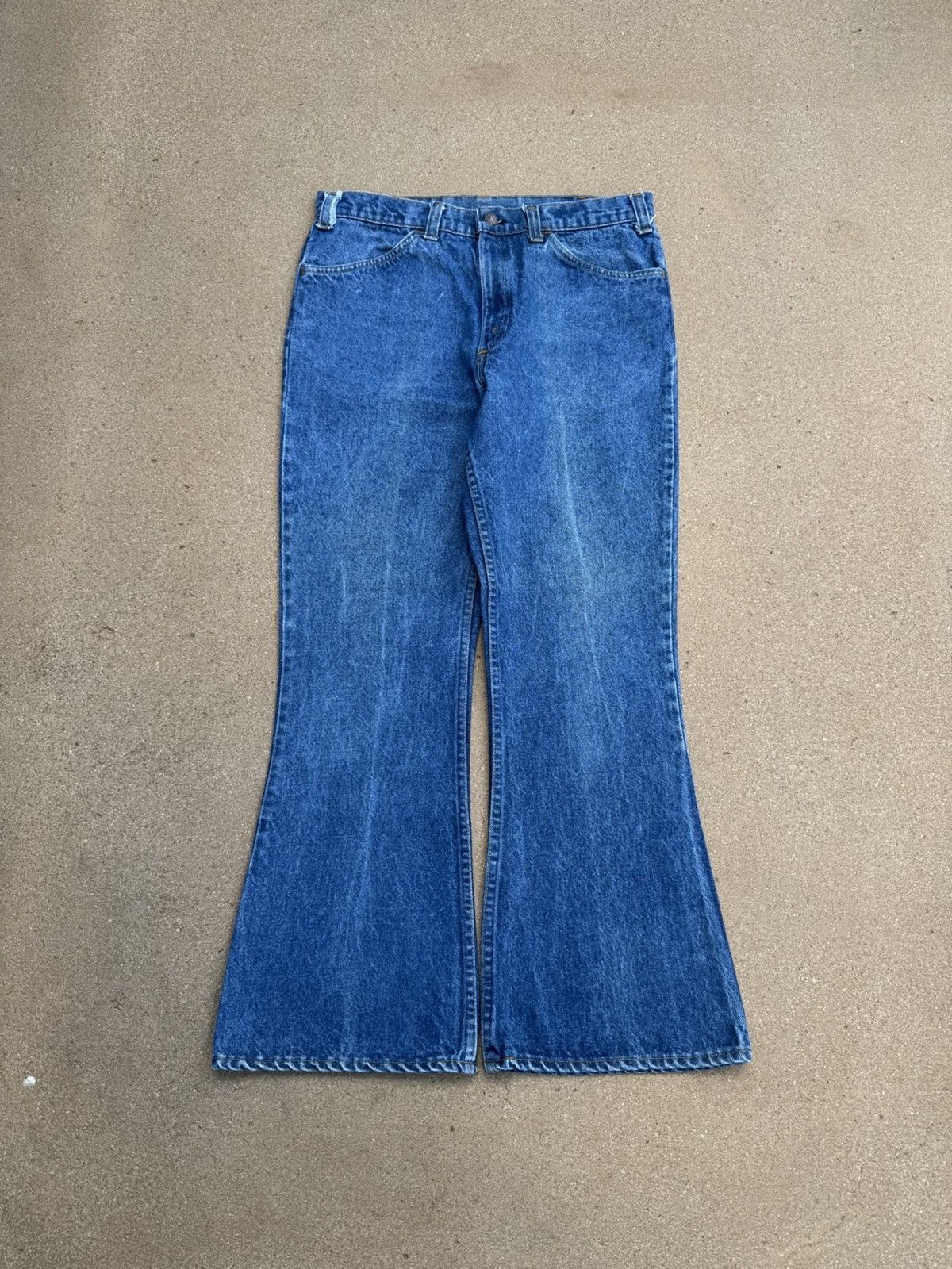 Levi's × Vintage Vtg 80’s Levi’s 646 Orange Tab Bellbottom Flare Jeans 32x28 Size US 32 / EU 48 - 1 Thumbnail