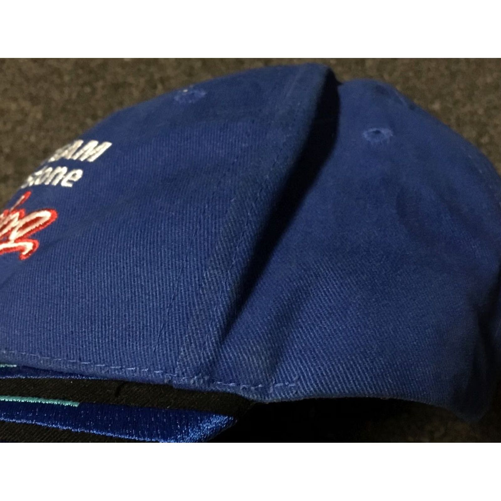 NASCAR VINTAGE Honeywell Team Johnstone Racing Driver Splash Hat Baseball Cap Mens Adjustable Blue 90s Sports NASCAR Size ONE SIZE - 7 Thumbnail