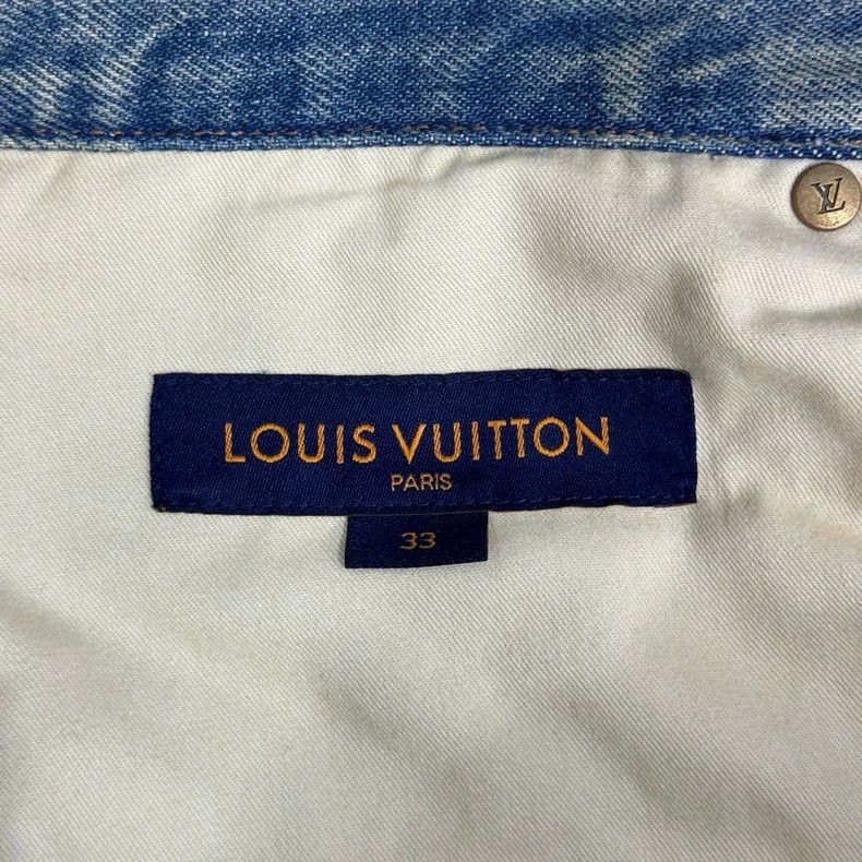 Louis Vuitton Louis Vuitton Old flocked jeans 2505-Nextarrow Size US 33 - 4 Thumbnail