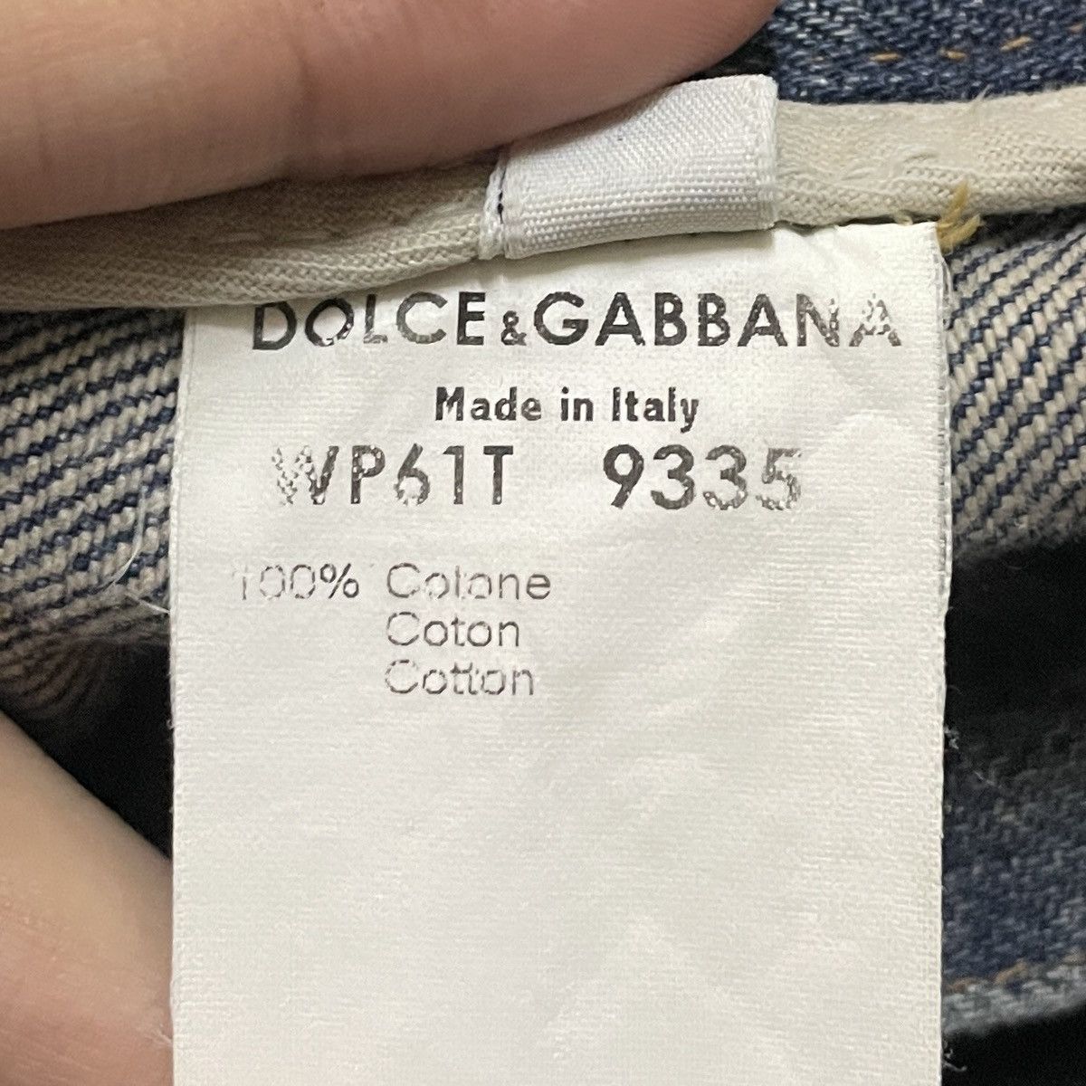 Dolce & Gabbana Very Rare Vintage Brand Dolce Gabbana Distressed Jeans 1990s Size US 35 - 11 Thumbnail