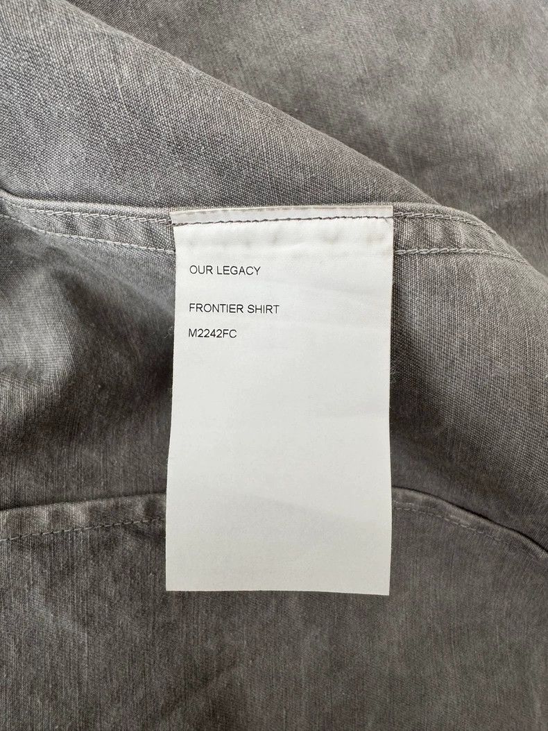 Our Legacy our legacySS24 Frontier Grey Denim Shirt 2503-Nextarrow Size US M / EU 48-50 / 2 - 8 Thumbnail