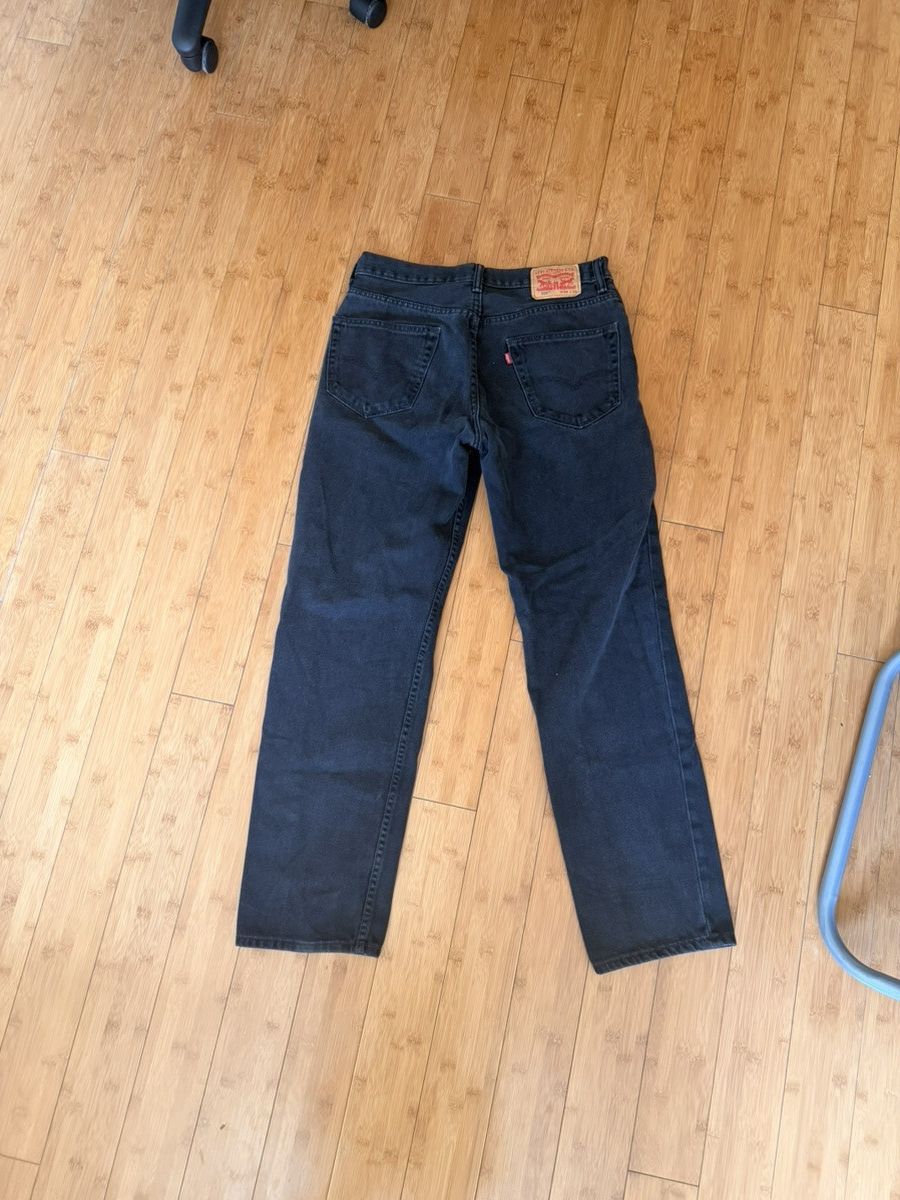 Levi's Levi’s 550 Relaxed Fit Jeans – Black Size US 34 / EU 50 - 2 Thumbnail