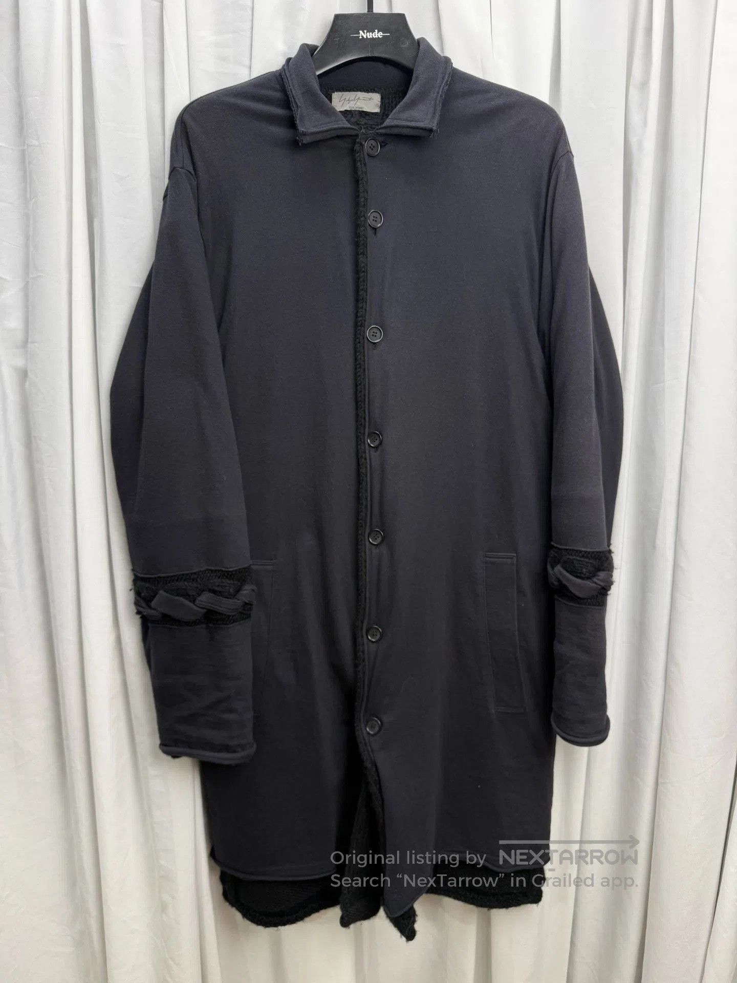 Yohji Yamamoto Yohji Yamamoto Pour Homme Wool Strap Coat. Size US L / EU 52-54 / 3 - 1 Thumbnail