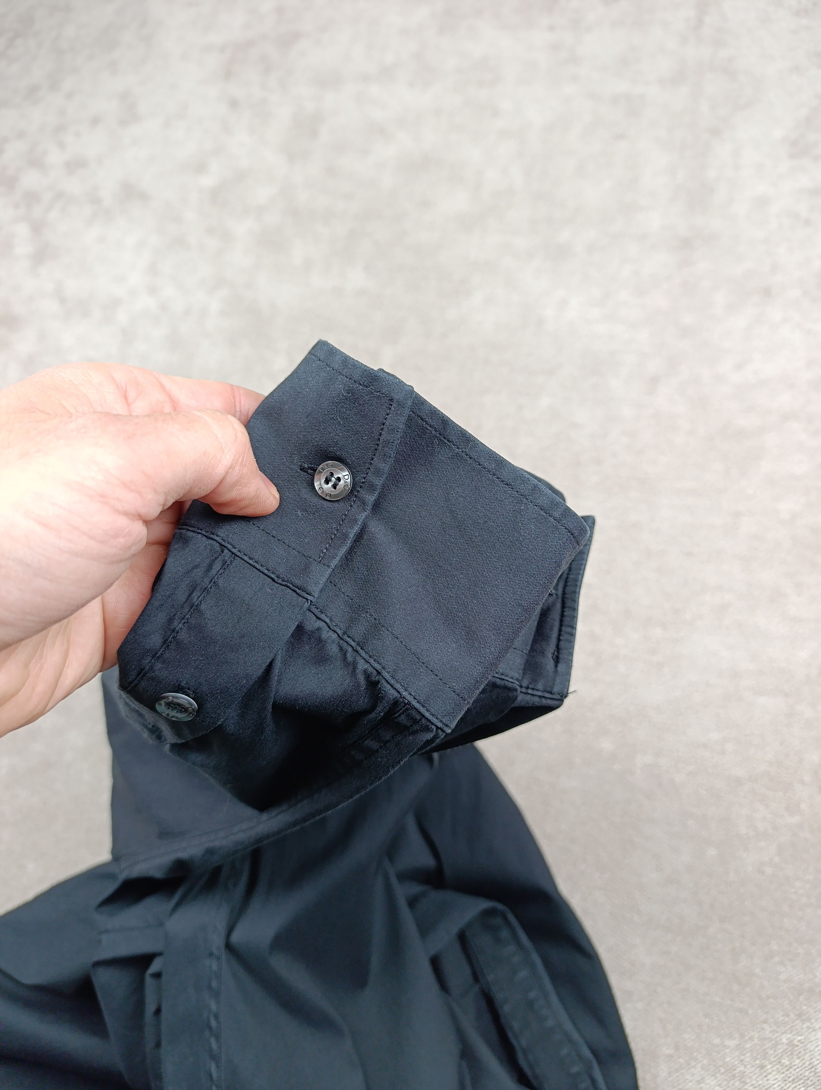Dolce & Gabbana DOLCE & GABBANA VINTAGE D&G SLIM BLACK SHIRT BUTTON UP MINI Size US M / EU 48-50 / 2 - 7 Thumbnail