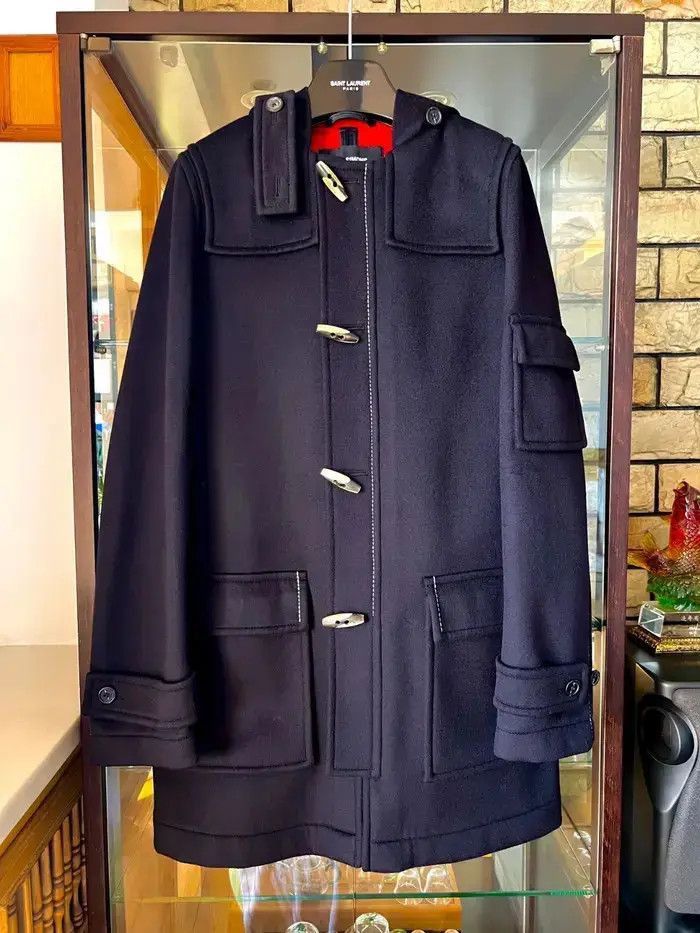 Sz 46 Raf Simons Duffle Wool Coat