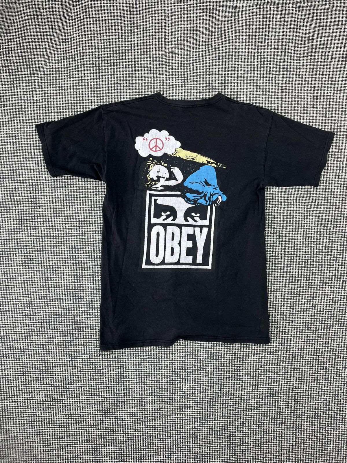 Obey × Vintage y2k obey vintage fader skate t-shirt skategang Size US L / EU 52-54 / 3 - 1 Thumbnail
