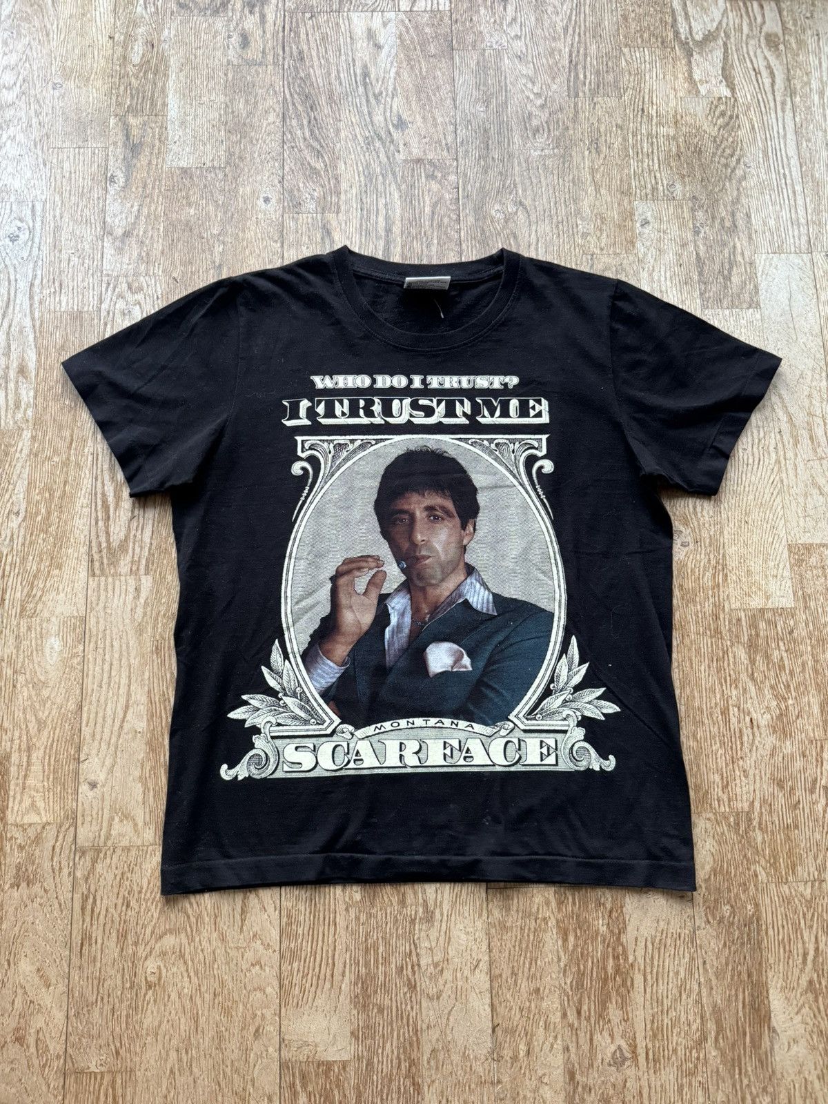 Vintage RARE SCARFACE AL PACINO MOVIE VINTAGE TEE SHIRT Size US M / EU 48-50 / 2 - 1 Thumbnail