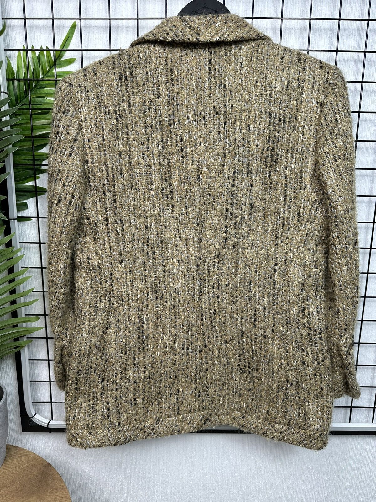 Giovanni Valentino × Valentino 🔥Rare Vintage Valentino Botique tweed Blazer Jacket Women 8 Size M / US 6-8 / IT 42-44 - 15 Thumbnail