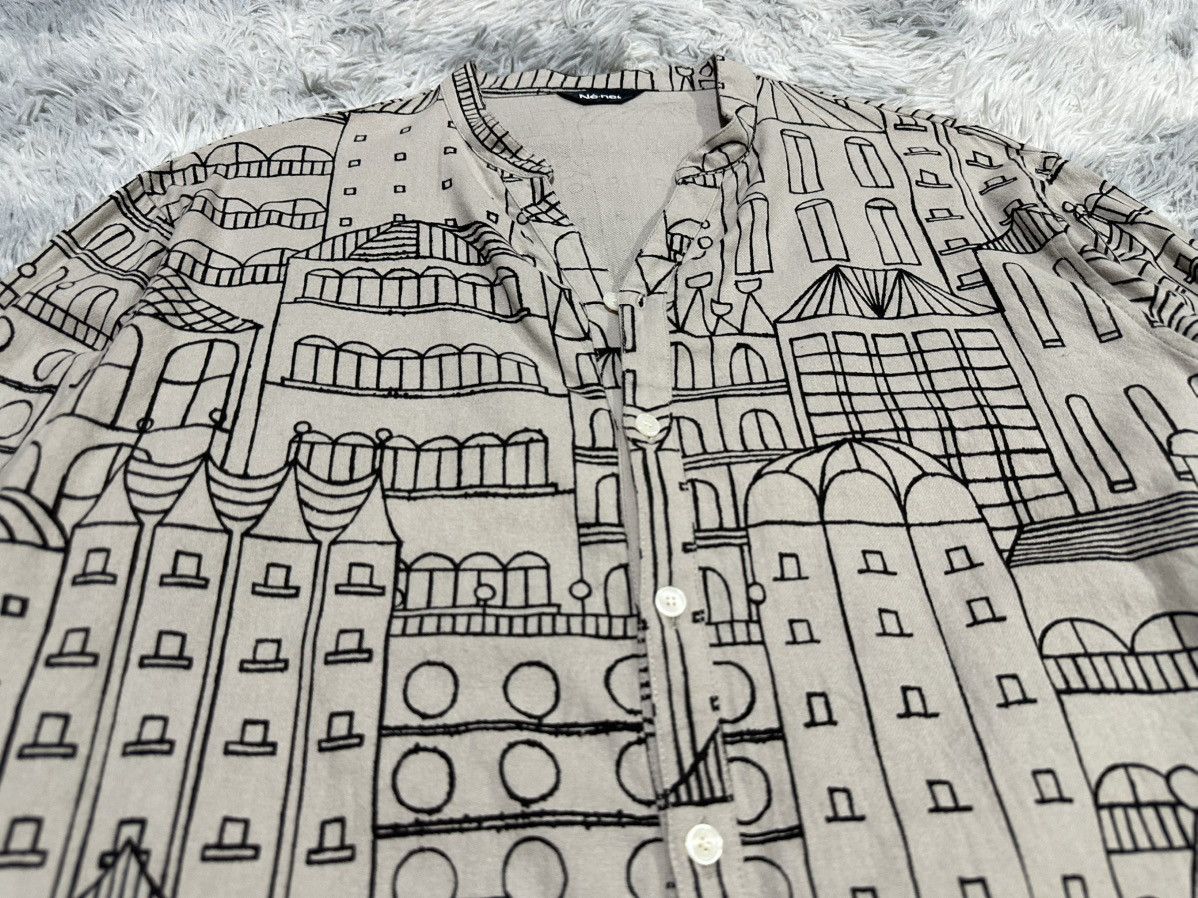 Ne-Net 🔥Ne-Net Shirt Cityscape Ovp Size US XL / EU 56 / 4 - 3 Thumbnail
