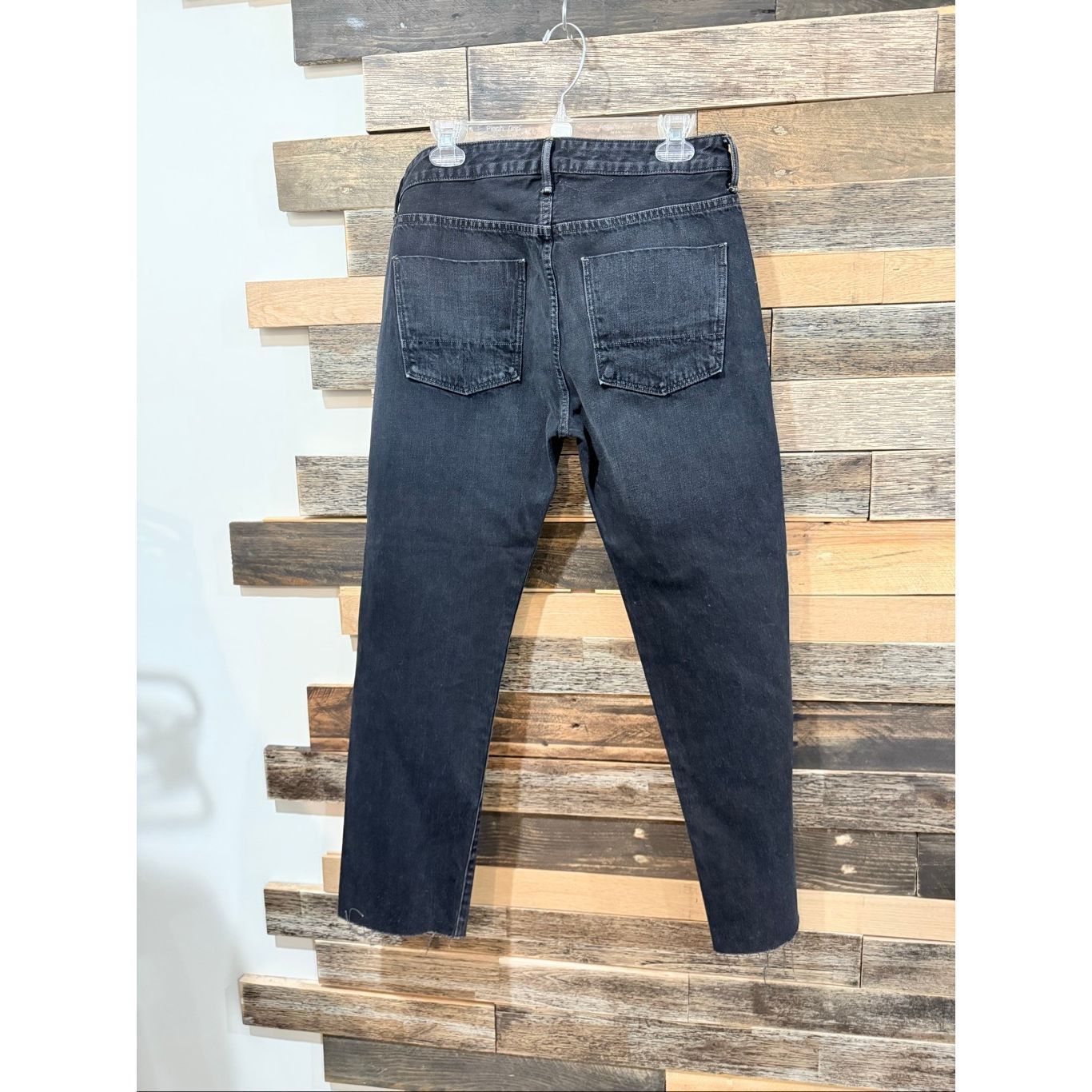 Vince Vince NWT washed black jeans raw hem size 28 Size 28" / US 6 / IT 42 - 2 Thumbnail
