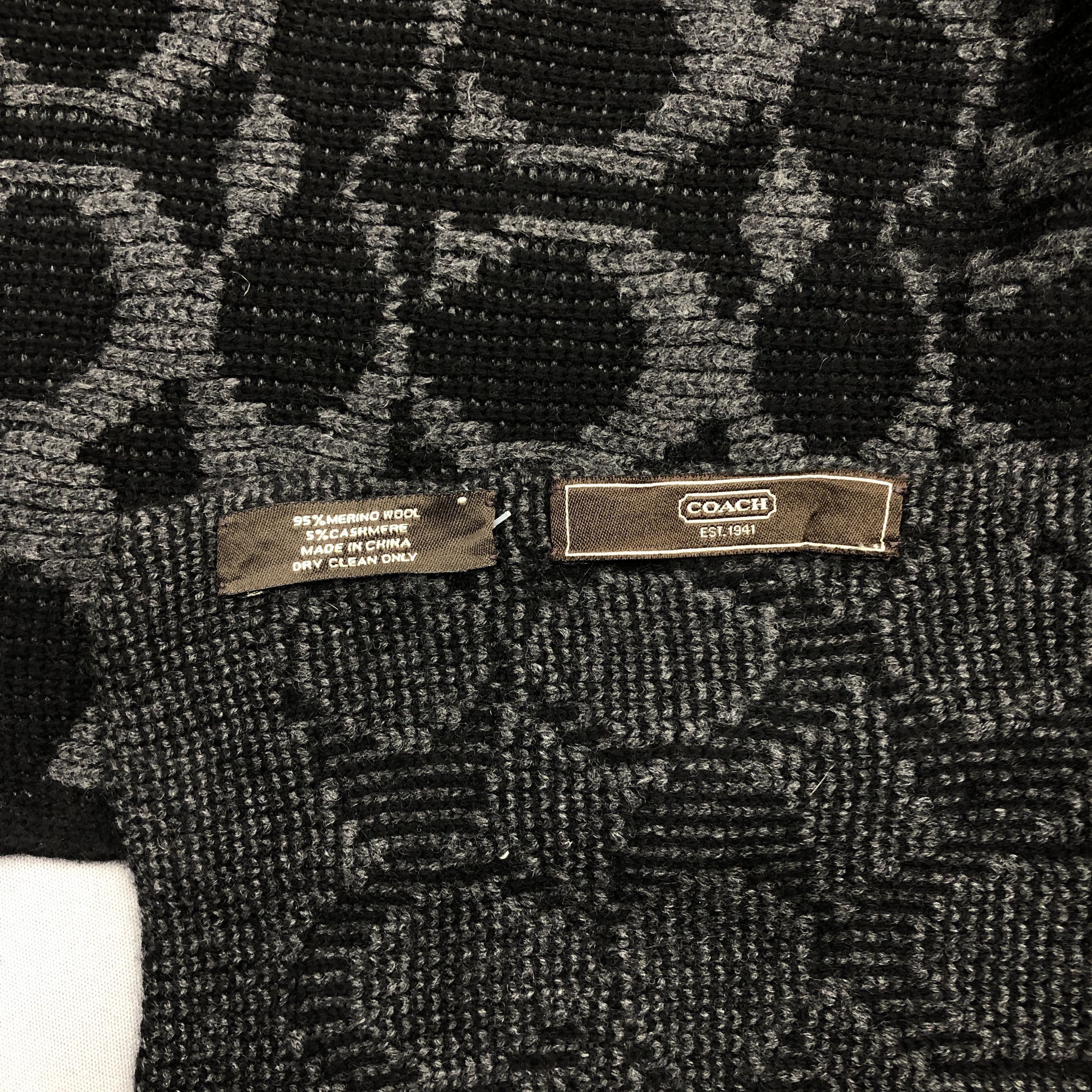 Coach Vintage Coach Scarf Muffler Monogram Wool Scarves Size ONE SIZE - 4 Thumbnail